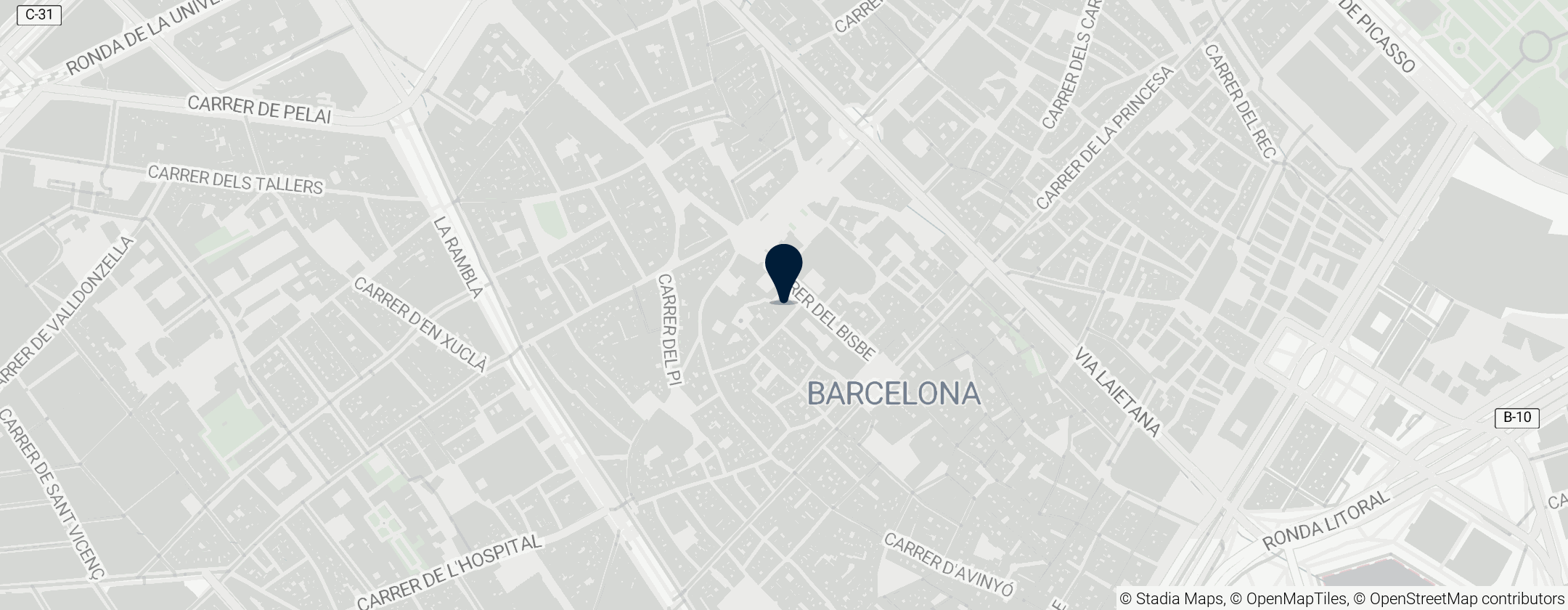 Map of Església de Sant Sever