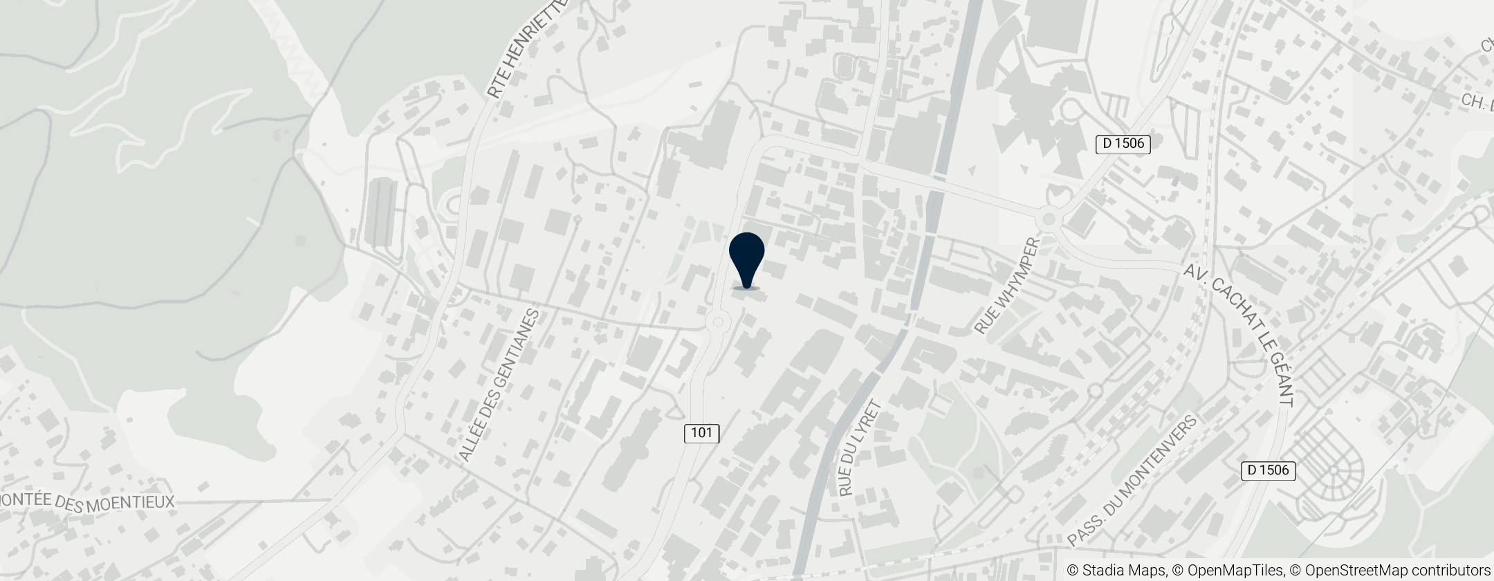 Map of Église Saint-Michel de Chamonix-Mont-Blanc