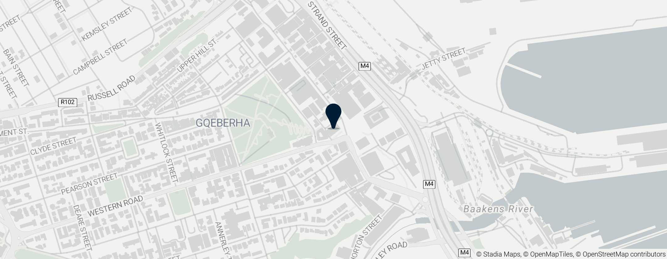 Map of Main Library: Port Elizabeth