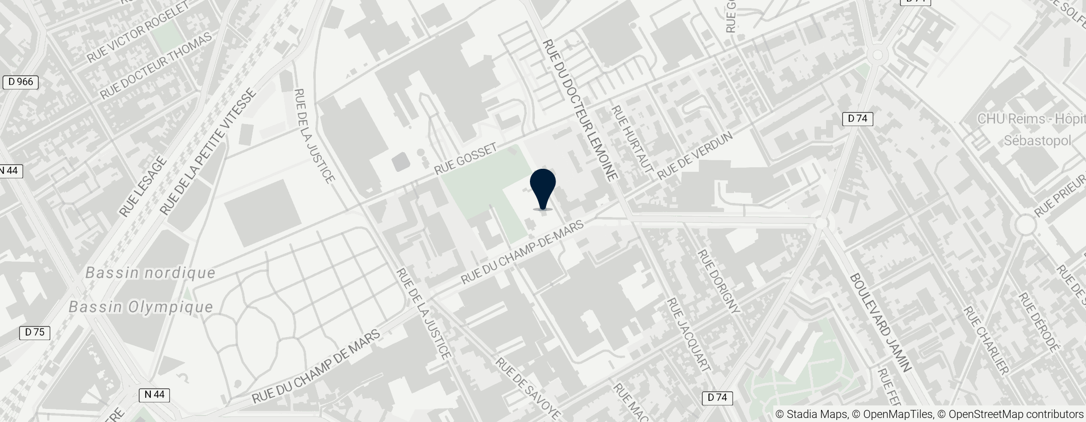 Map of Foujita Chapel