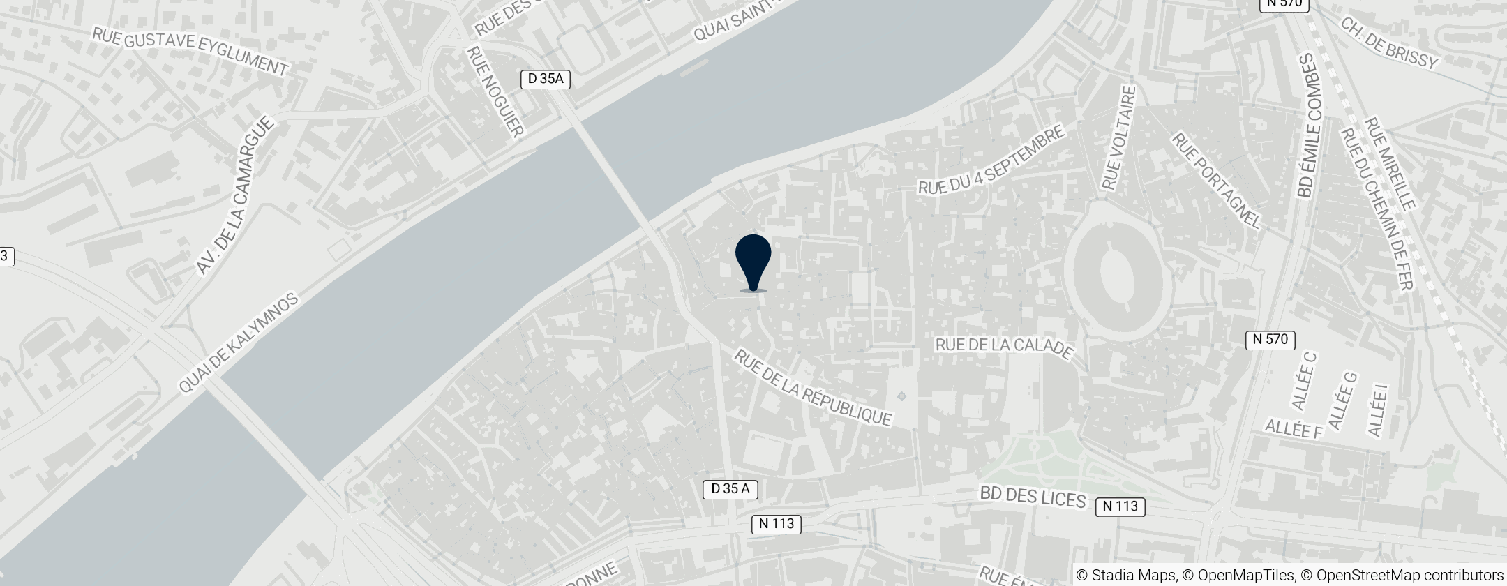 Map of Arles Counters of Young Photography