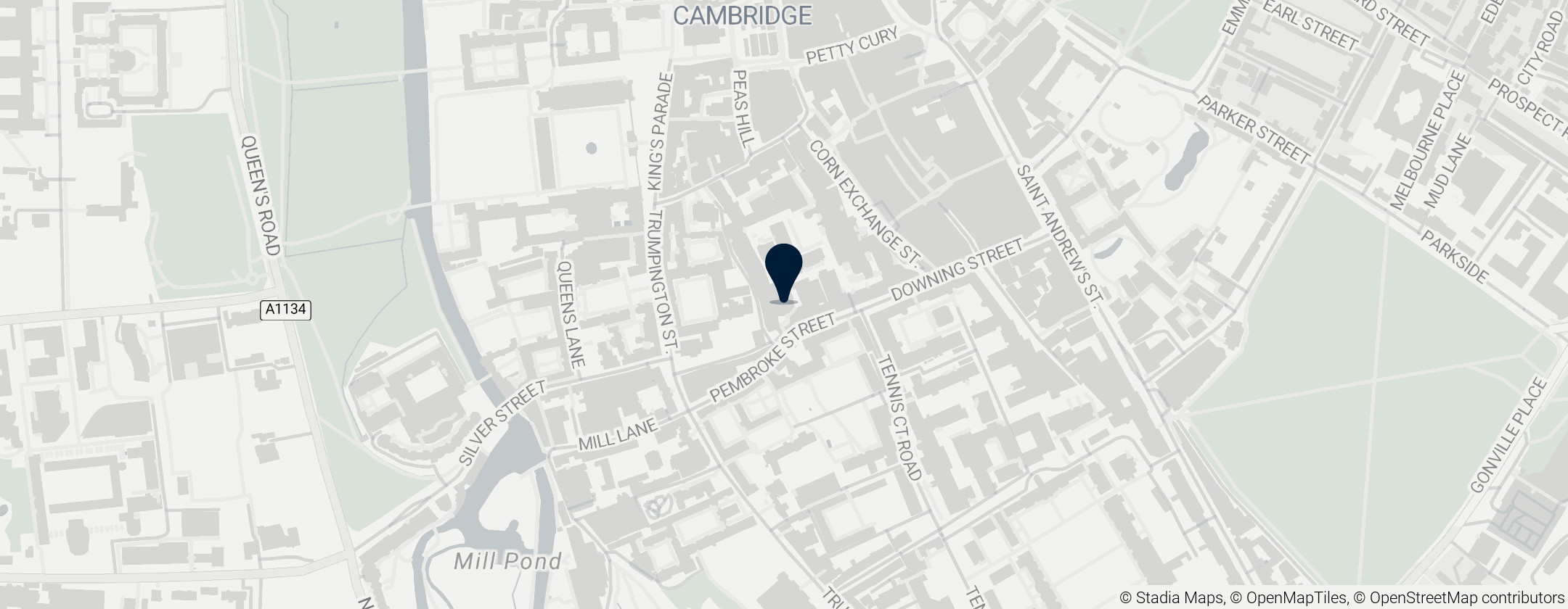 Map of Museo Whipple de Historia de la Ciencia