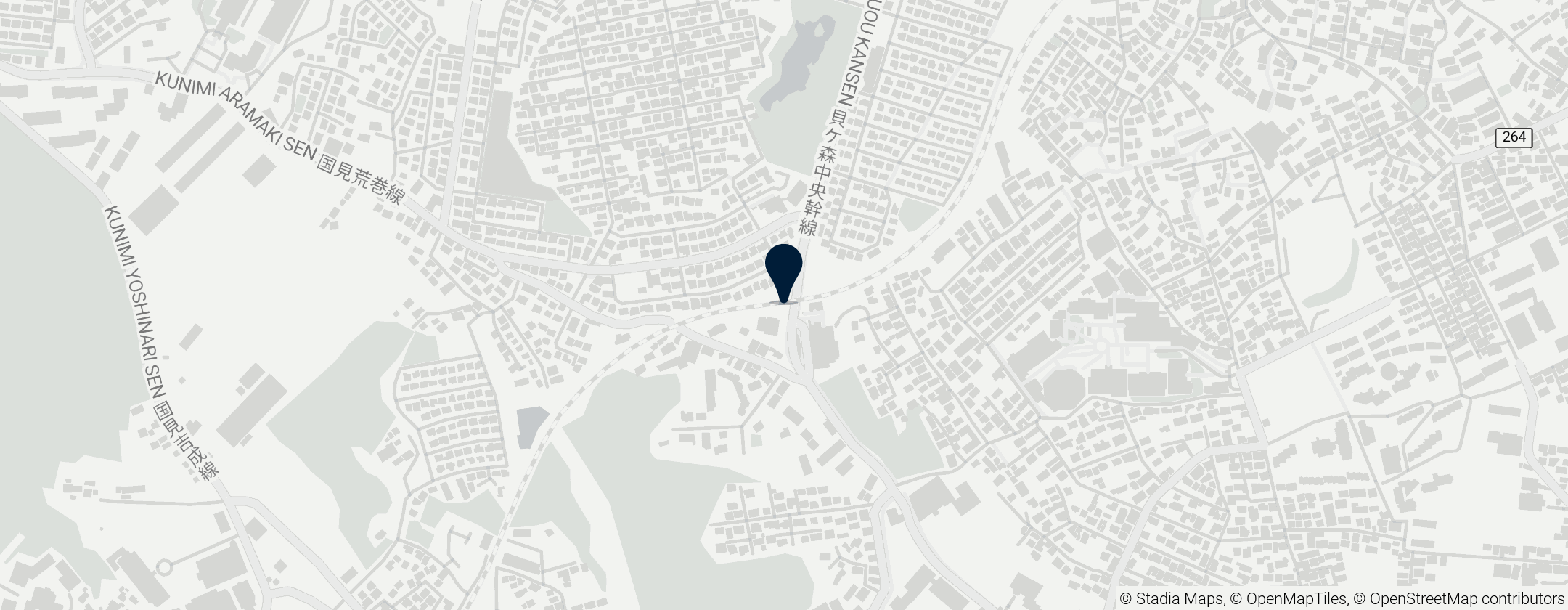 Map of 도호쿠복지대앞