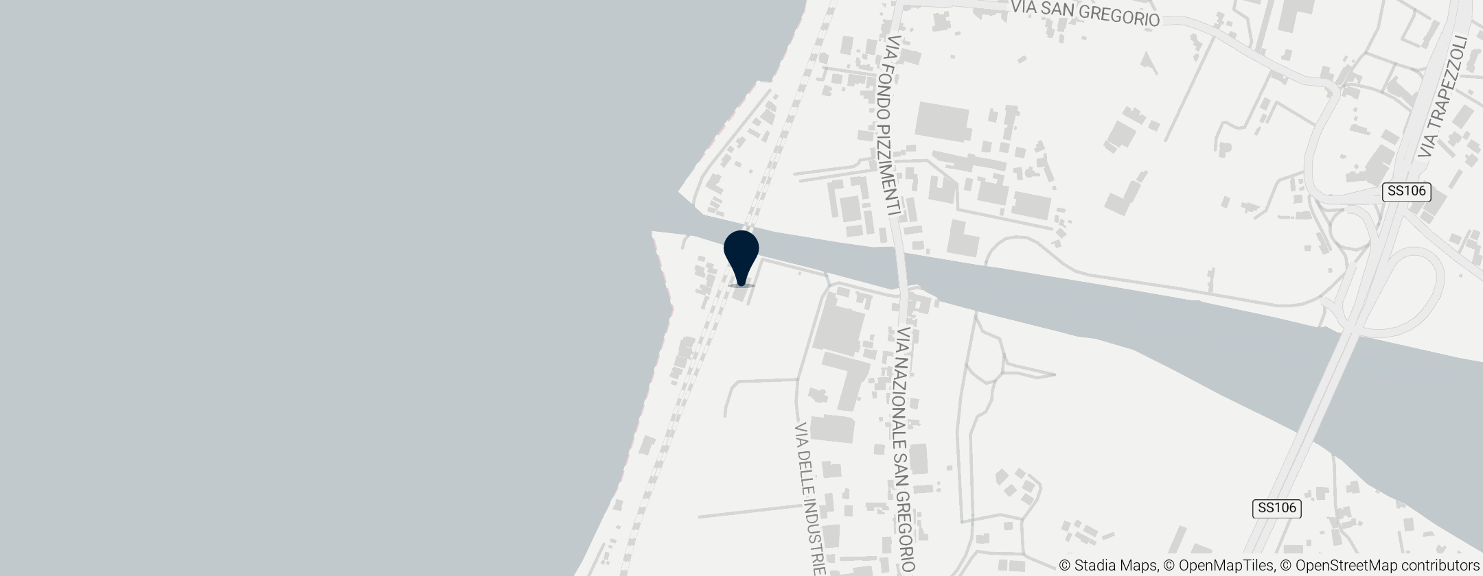 Map of Stazione di Reggio Calabria San Gregorio