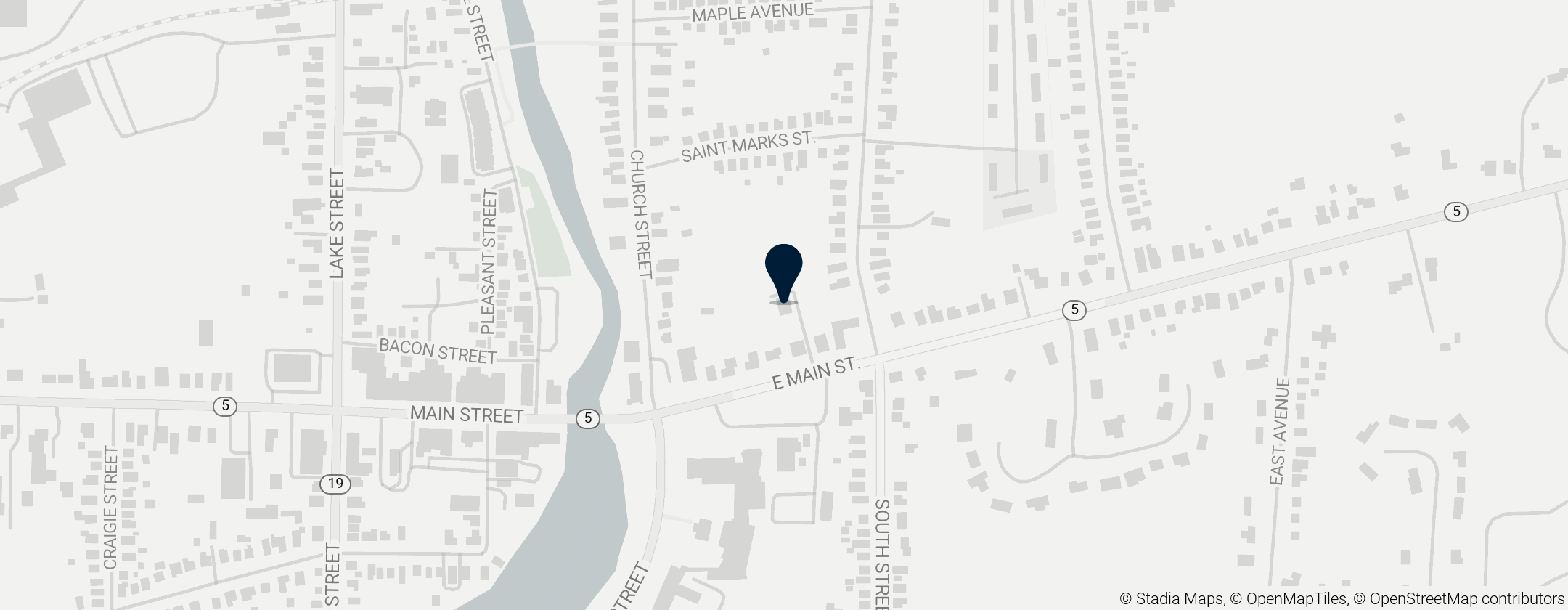 Map of JELL-O Gallery