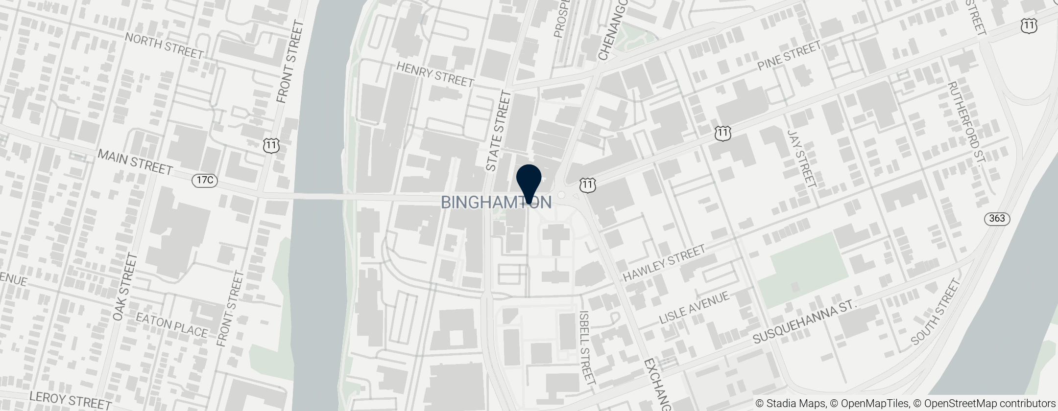 Map of Court Street Historic District