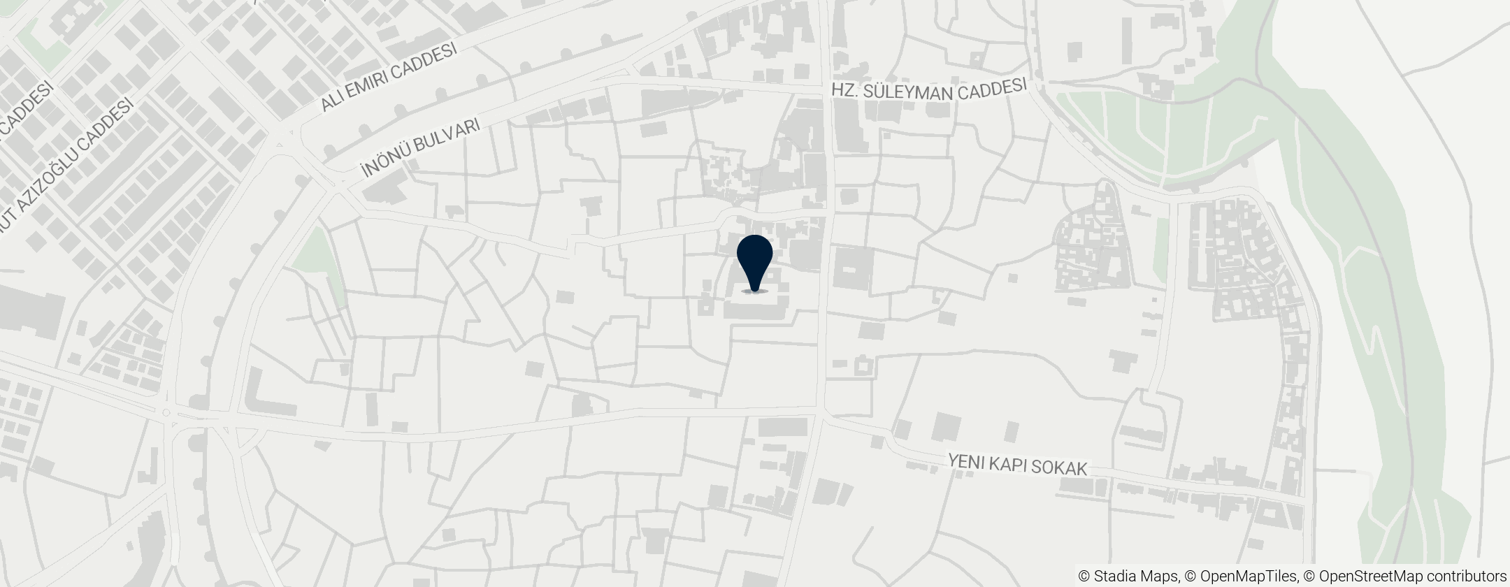 Map of Great Mosque of Diyarbakır