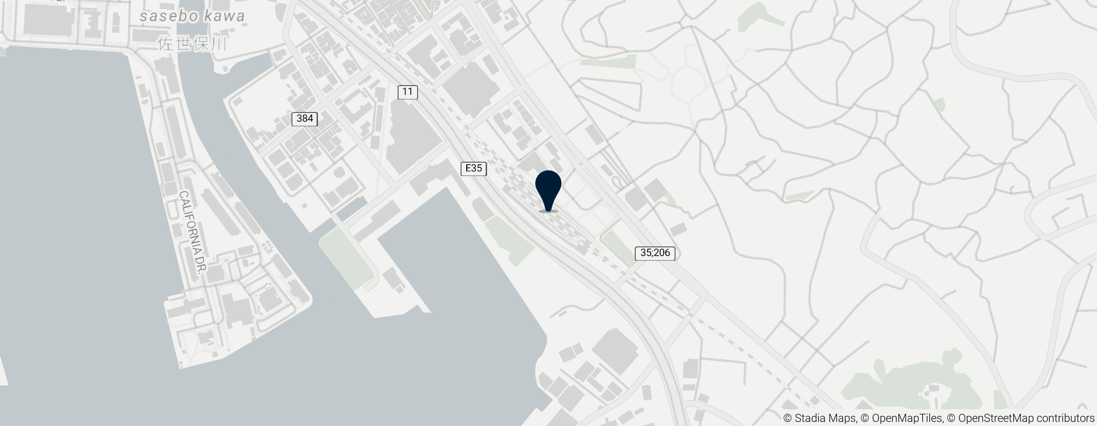 Map of Sasebo