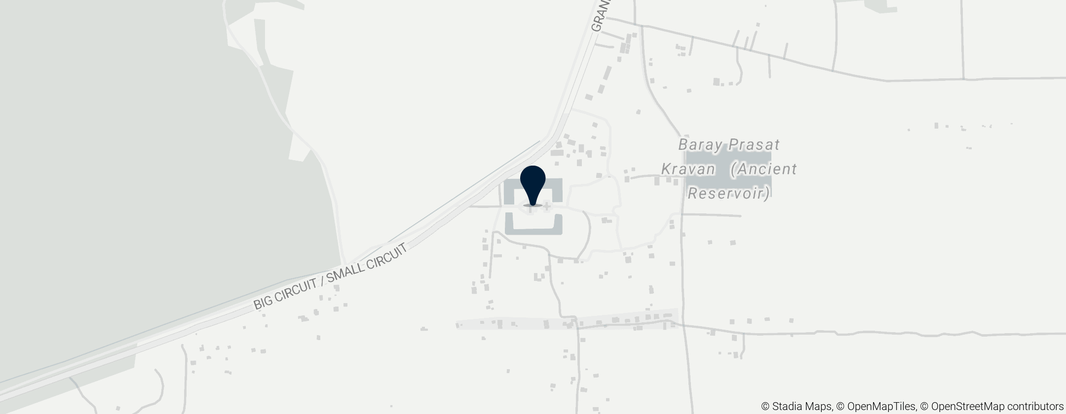 Map of Prasat Kravan