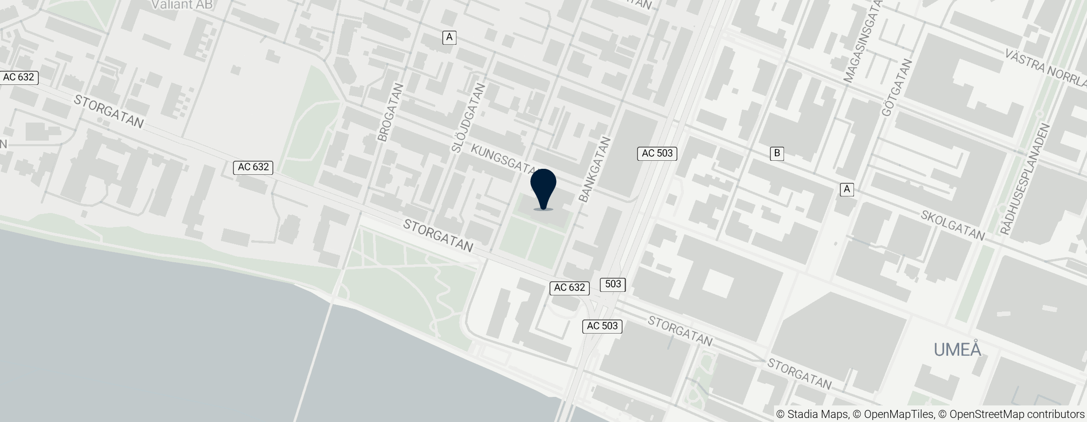 Map of Court of Appeal for Northern Norrland