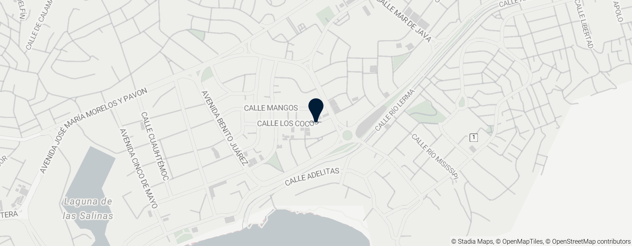 Map of Fonda Doña Licha