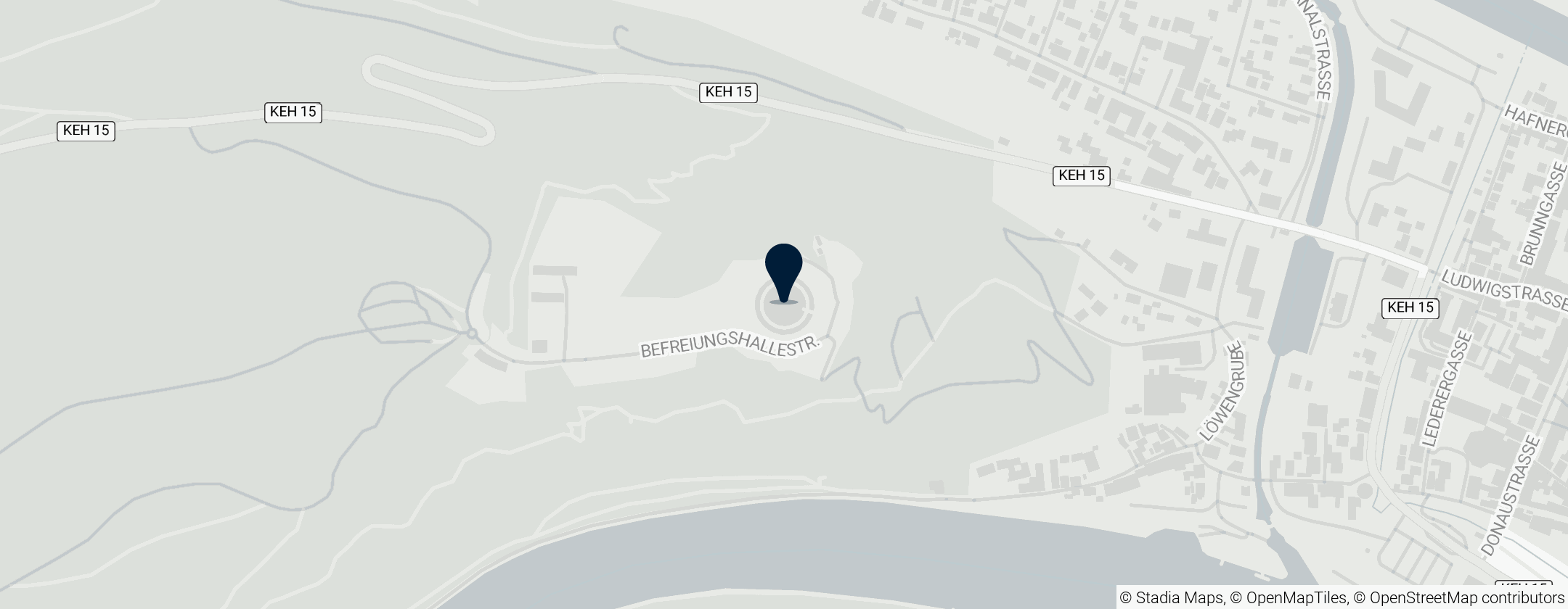 Map of Befreiungshalle