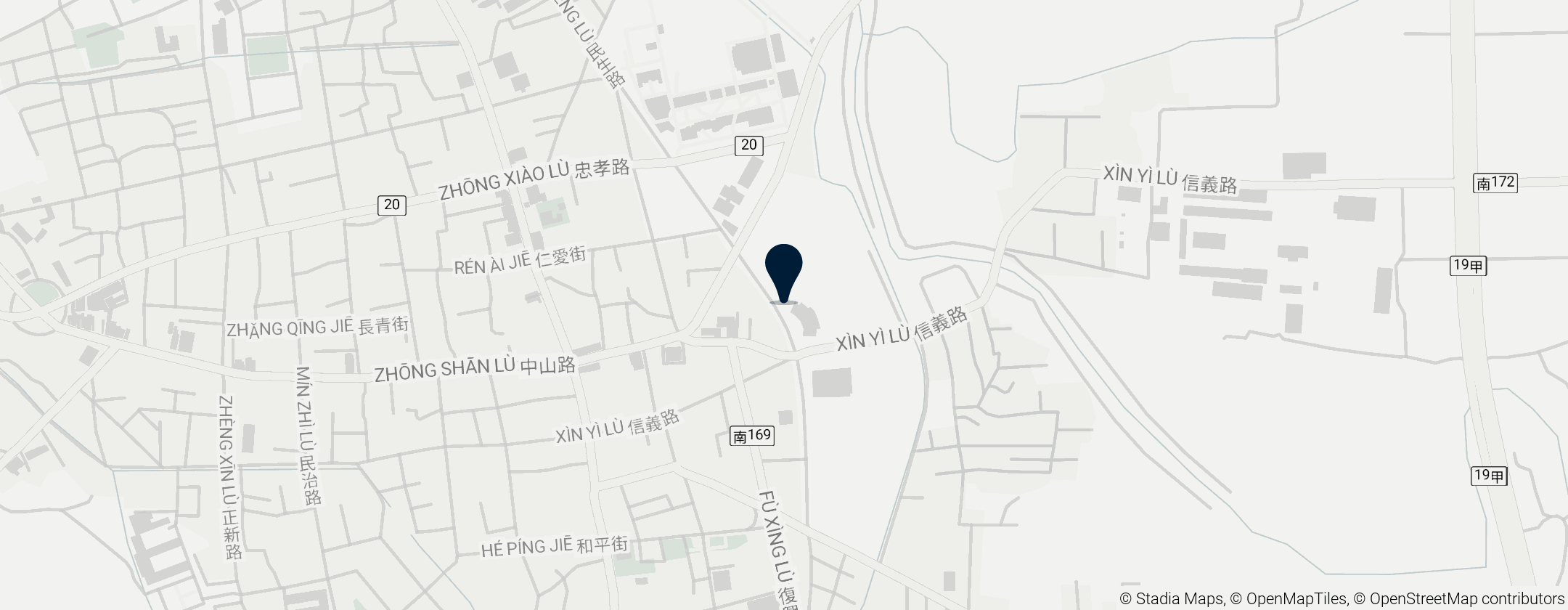 Map of 原新化尋常小學校御真影奉安殿