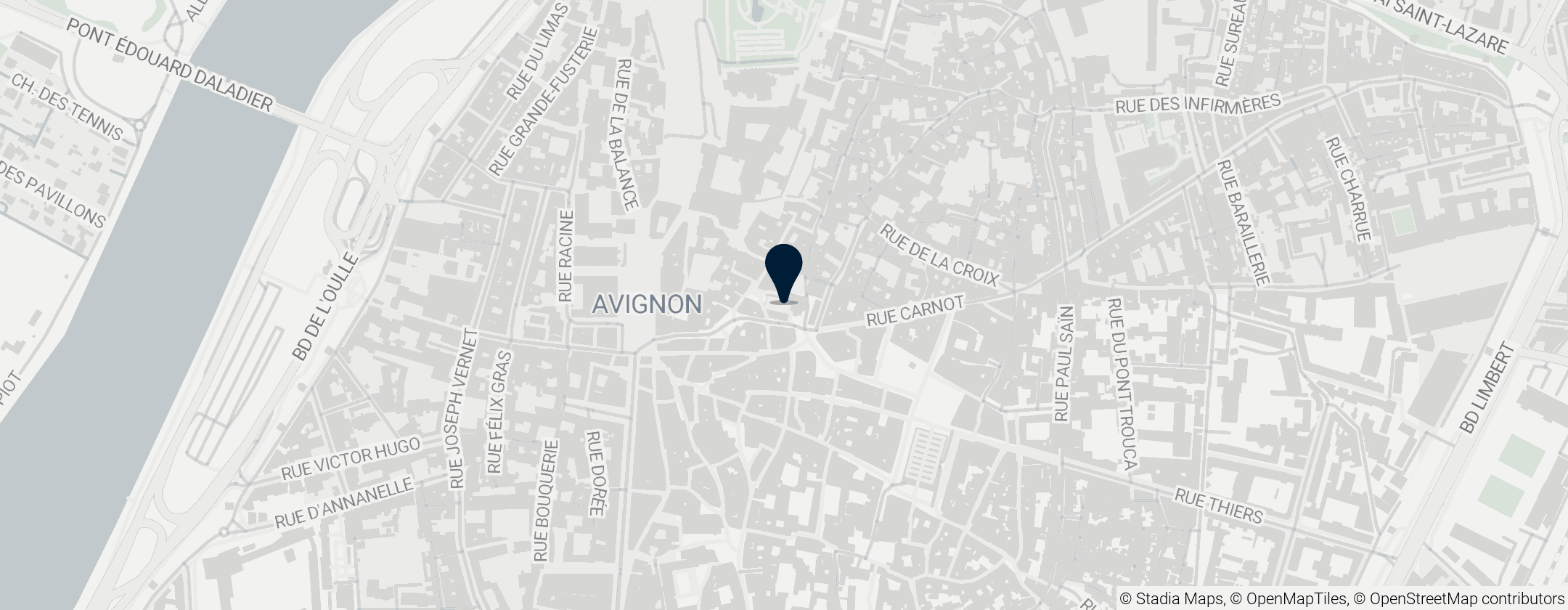 Map of Basilique Saint-Pierre d'Avignon