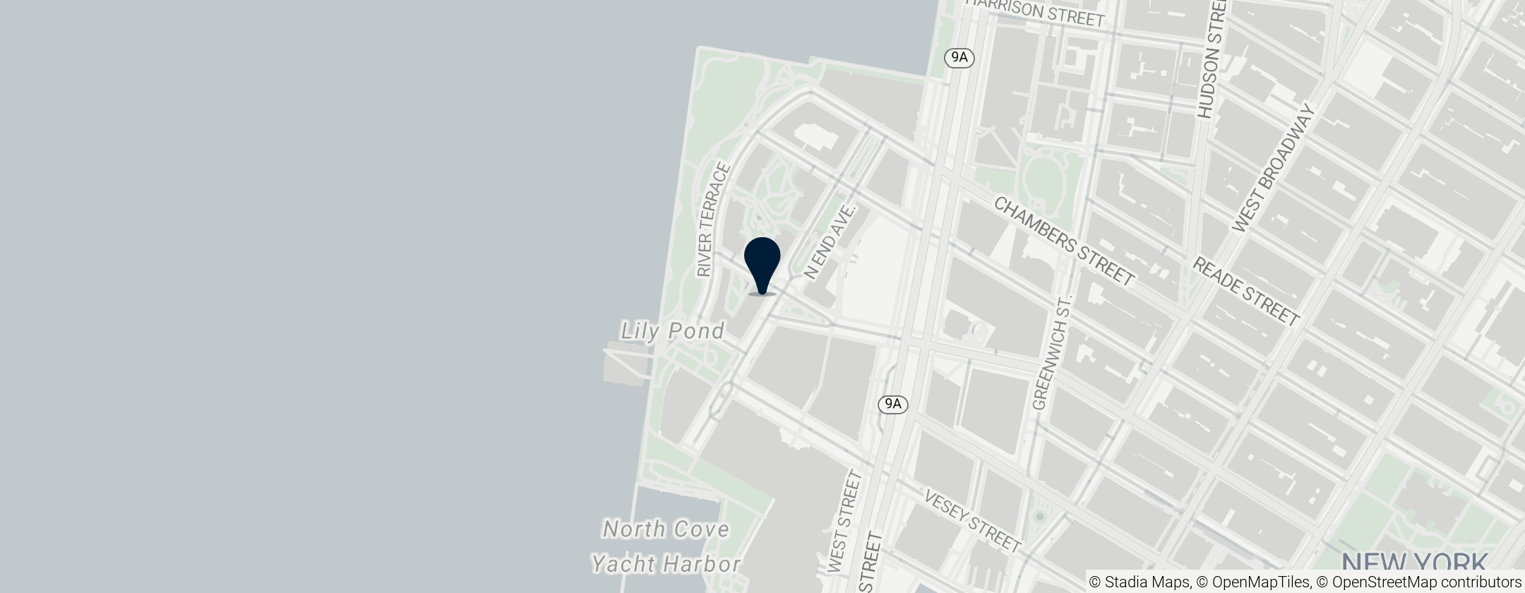 Map of NYPL : Battery Park City Library