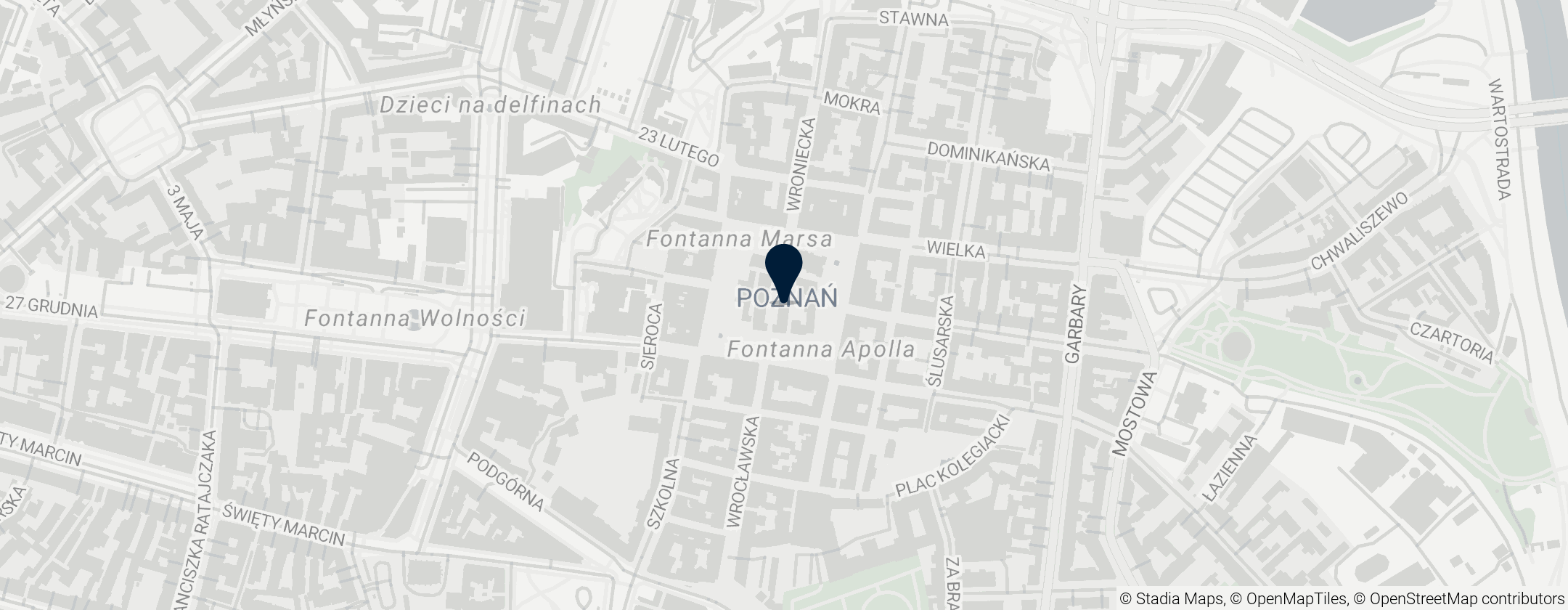 Map of Wielkopolskie Muzeum Wojskowe