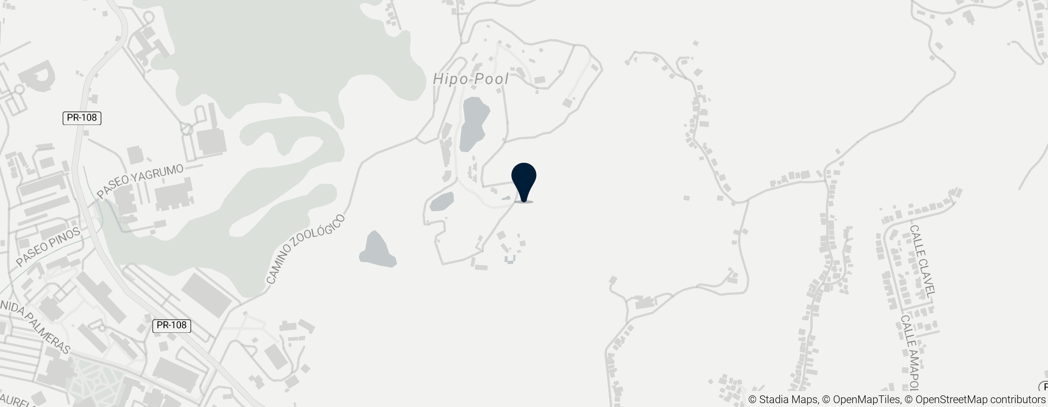 Map of Dr. Juan A. Rivero Zoo