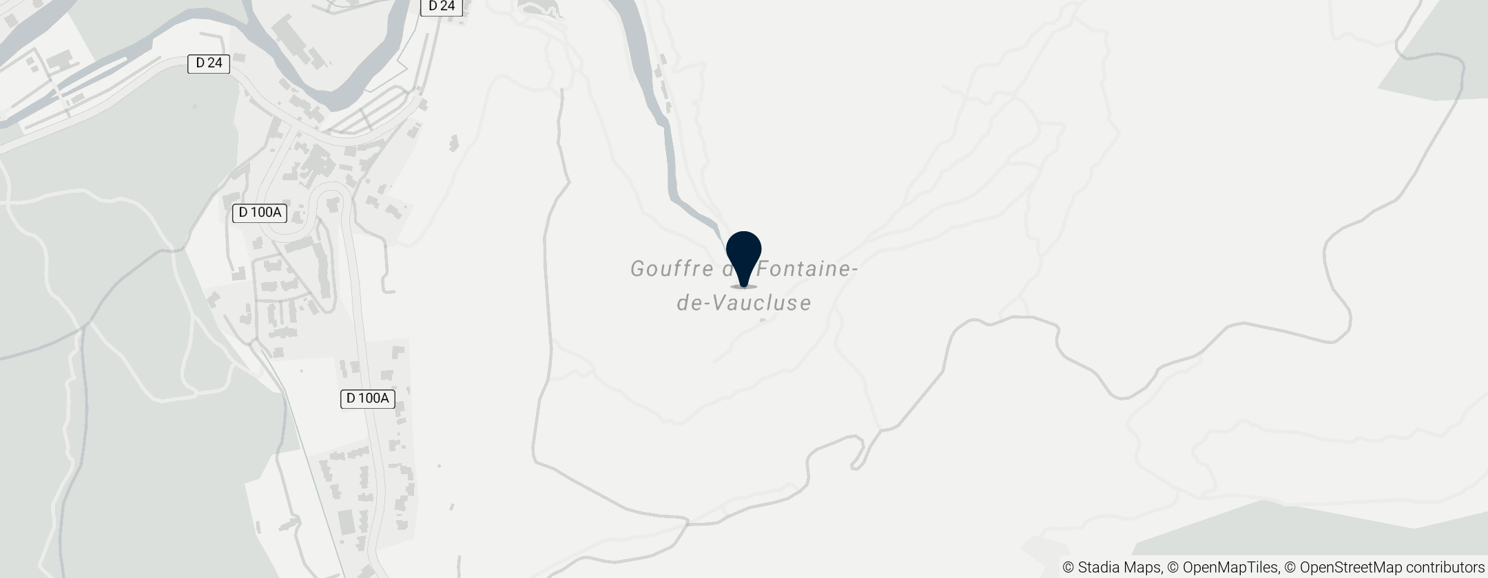 Map of Vaucluse Spring