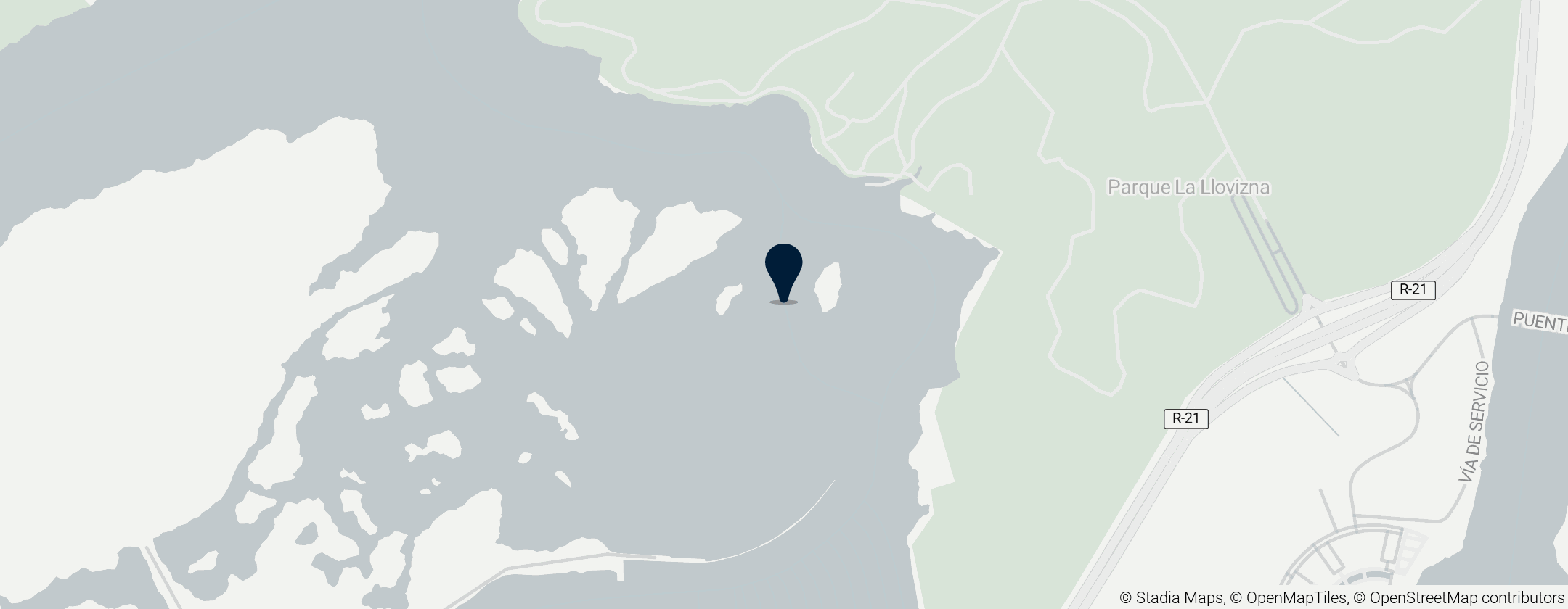 Map of Llovizna Falls