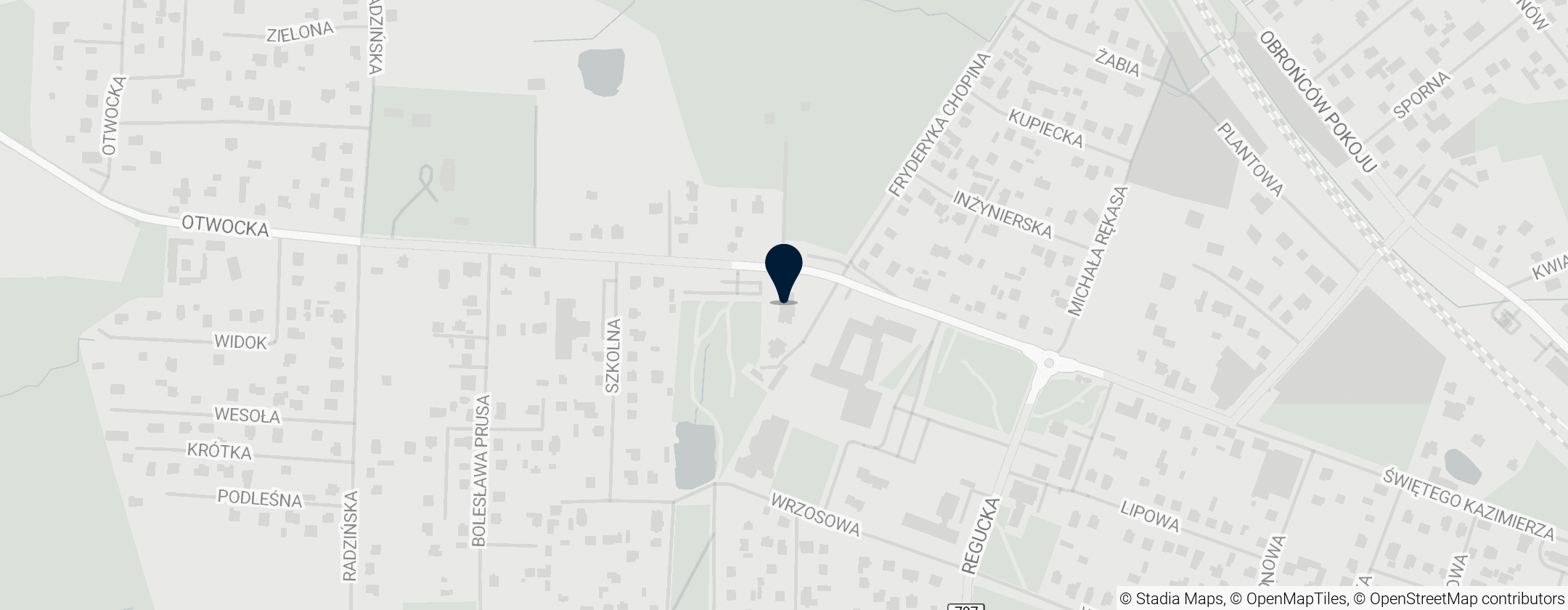 Map of Kościół pw. Wniebowzięcia Najświętszej Maryi Panny