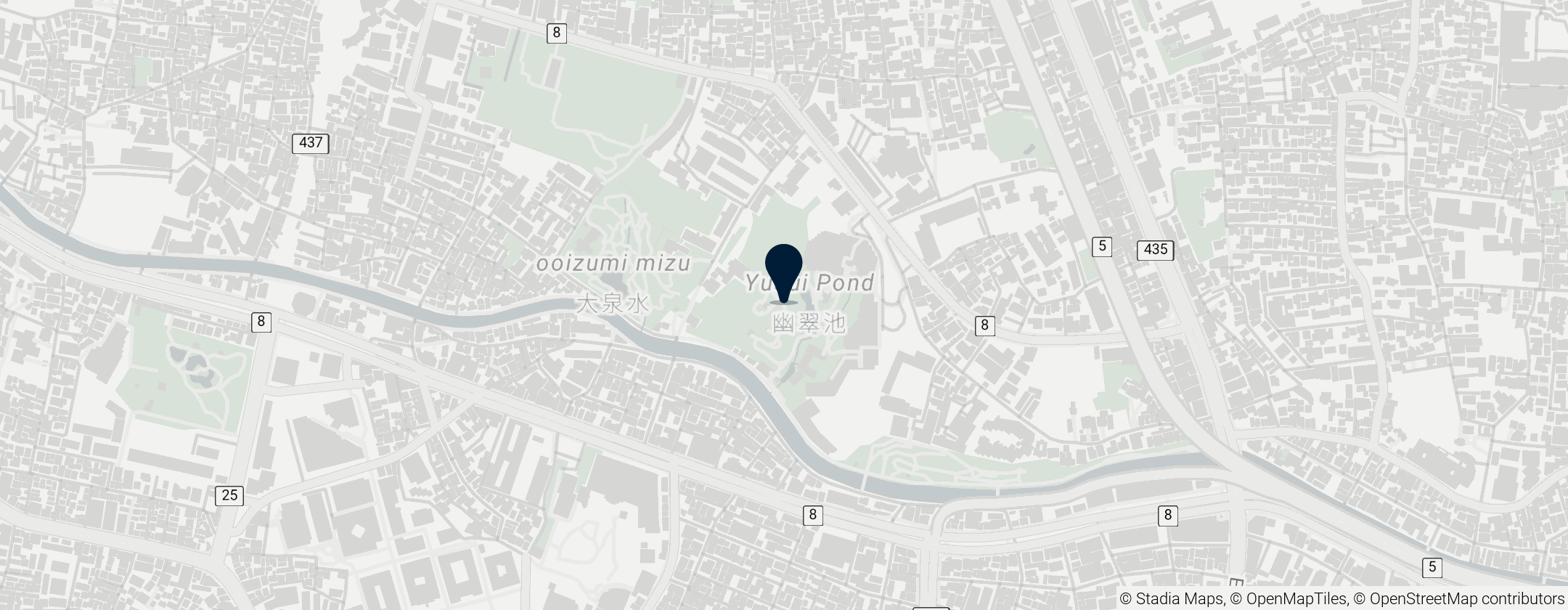 Map of Сад Тиндзан-со