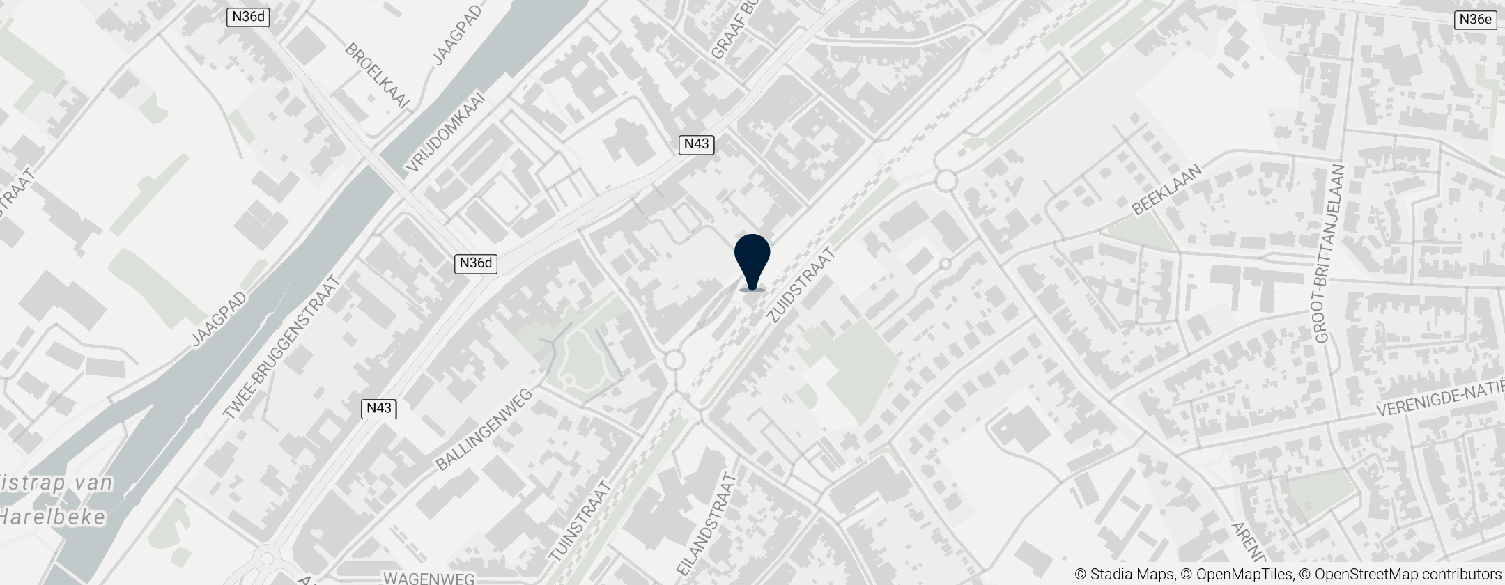 Map of Gare de Harelbeke