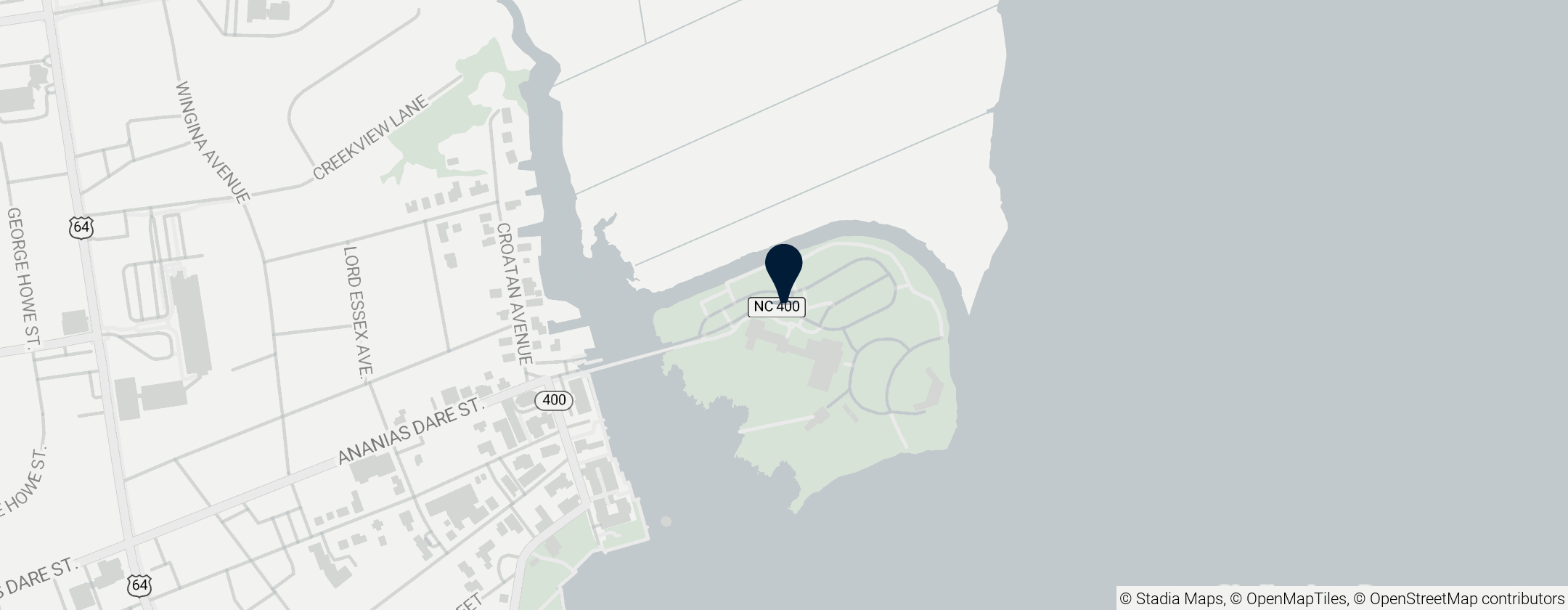 Map of Roanoke Island Festival Park