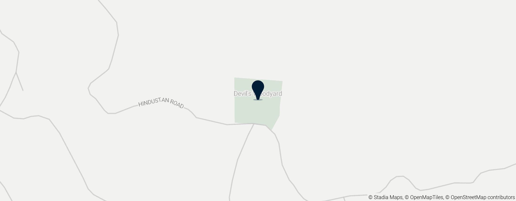 Map of Devil's Woodyard