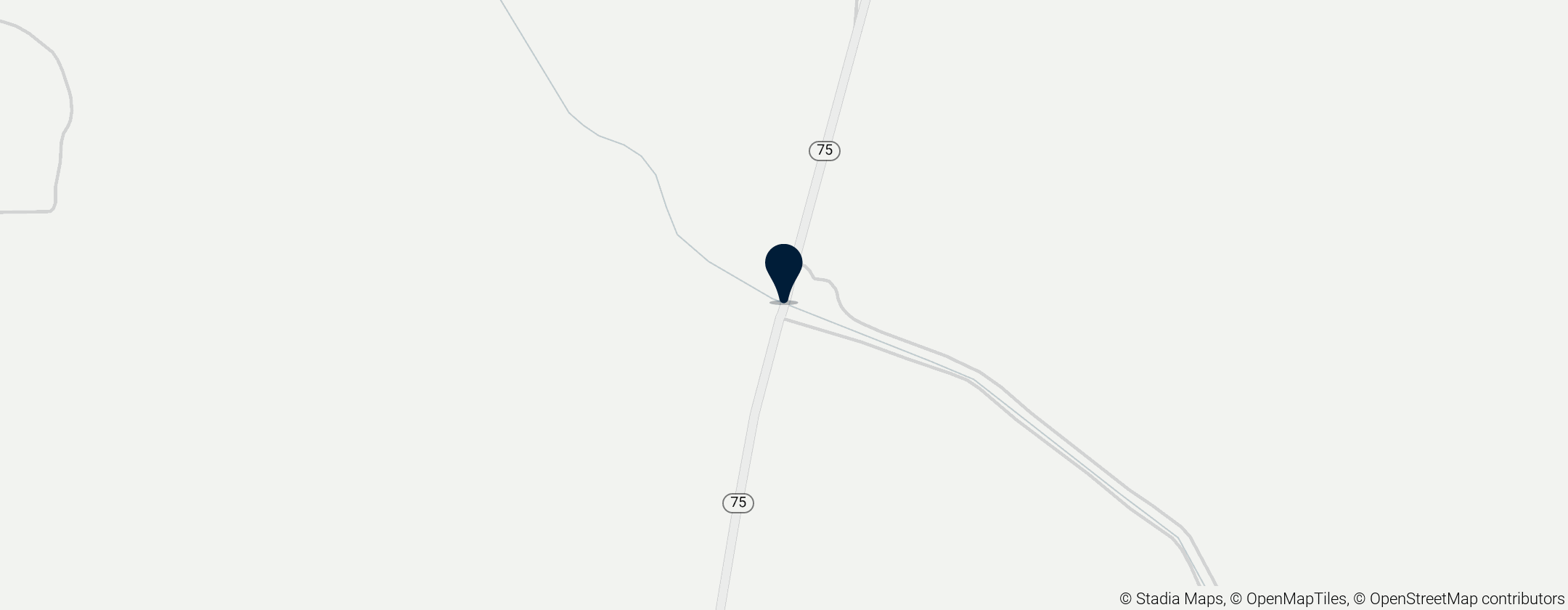 Map of Idaho State Highway 75