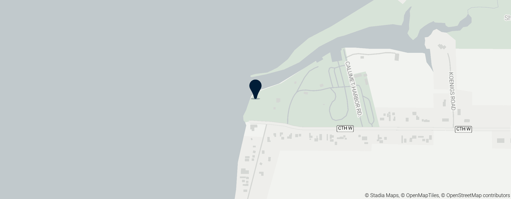 Map of Calumet Light