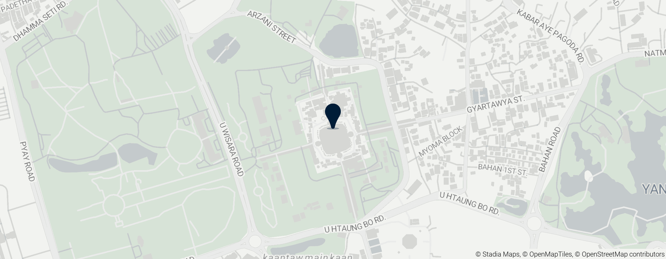 Map of Pagode Shwedagon