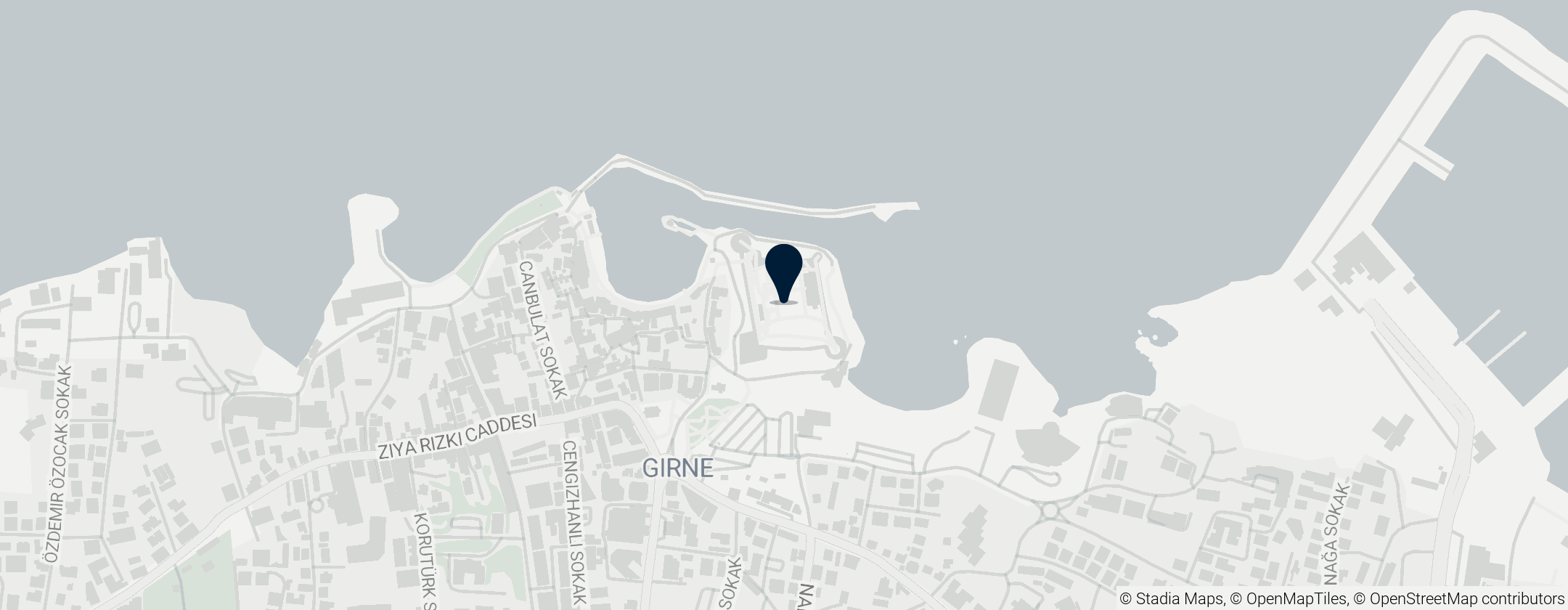 Map of Kyrenia Castle