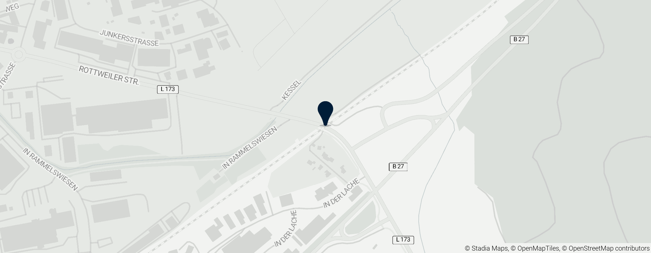 Map of Bahnstrecke Rottweil–Villingen