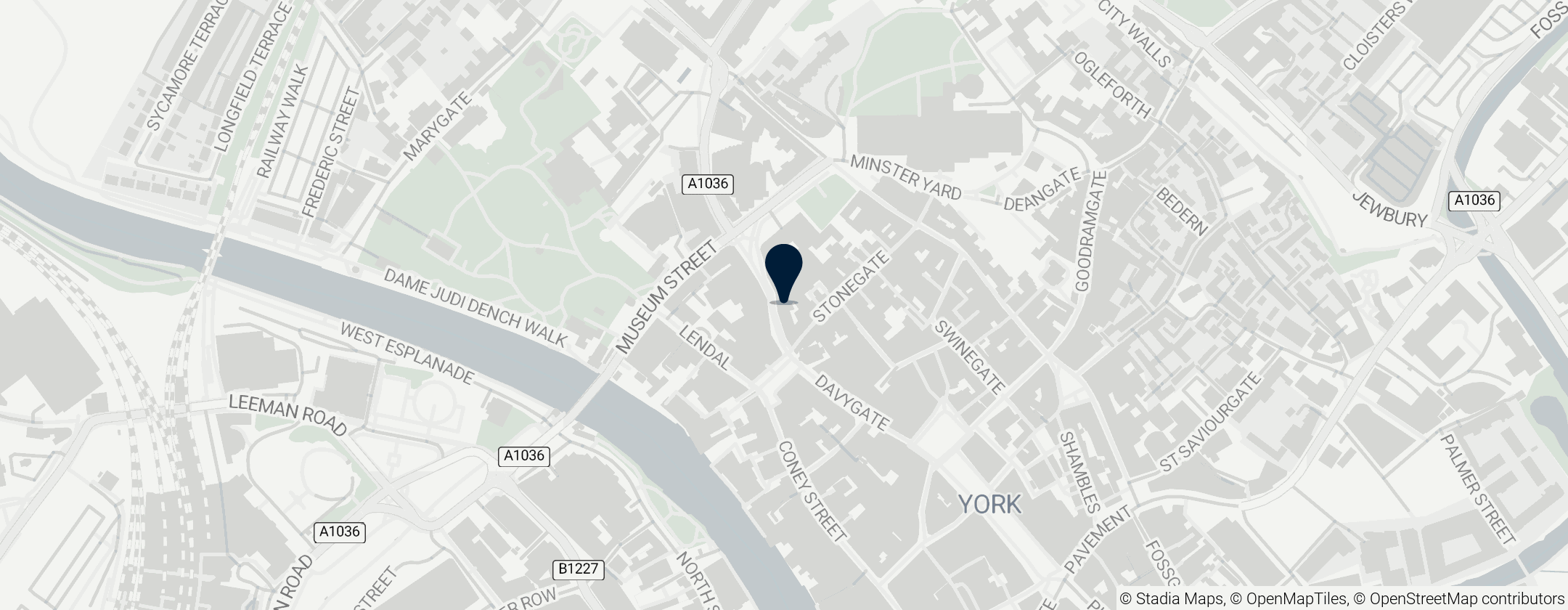 Map of York Cocoa House