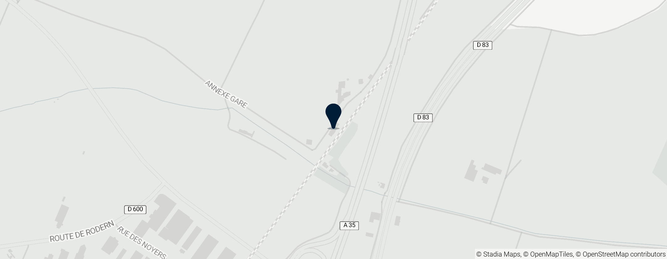 Map of Gare du Kaiser