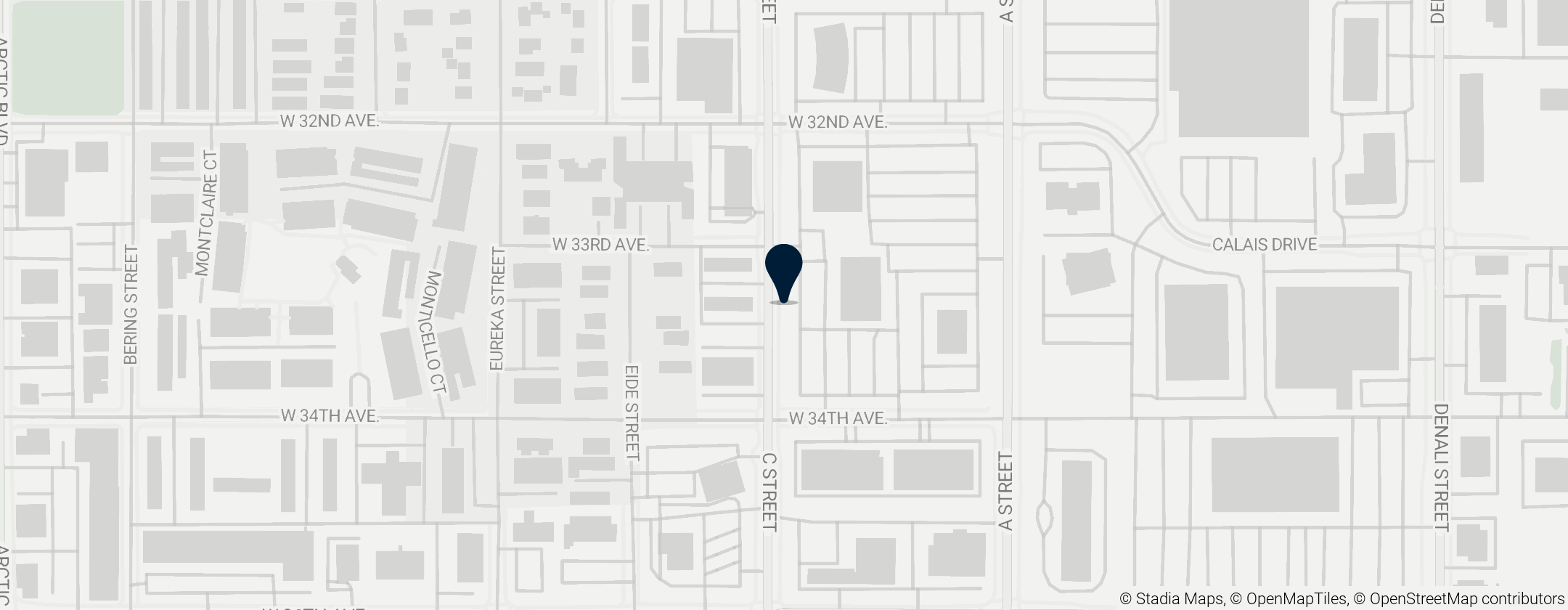 Map of Chugach National Forest