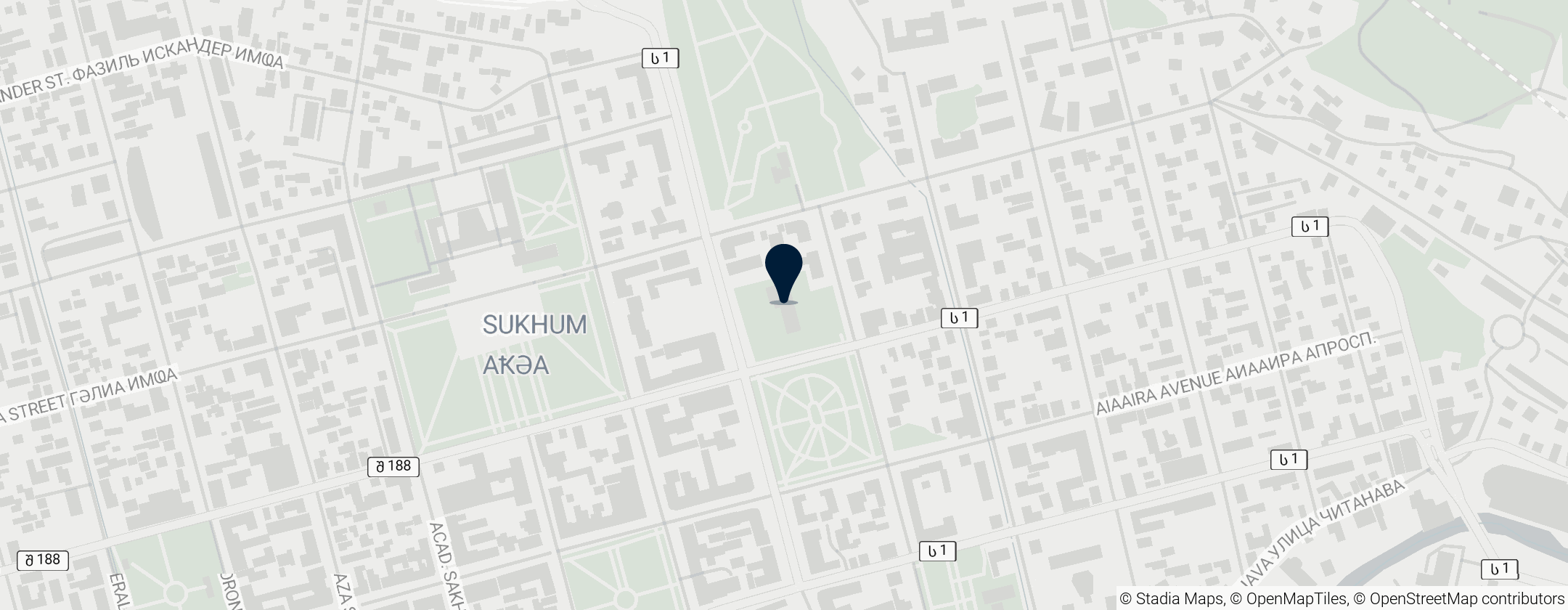 Map of Абхазская государственная филармония им. Р. Гумба