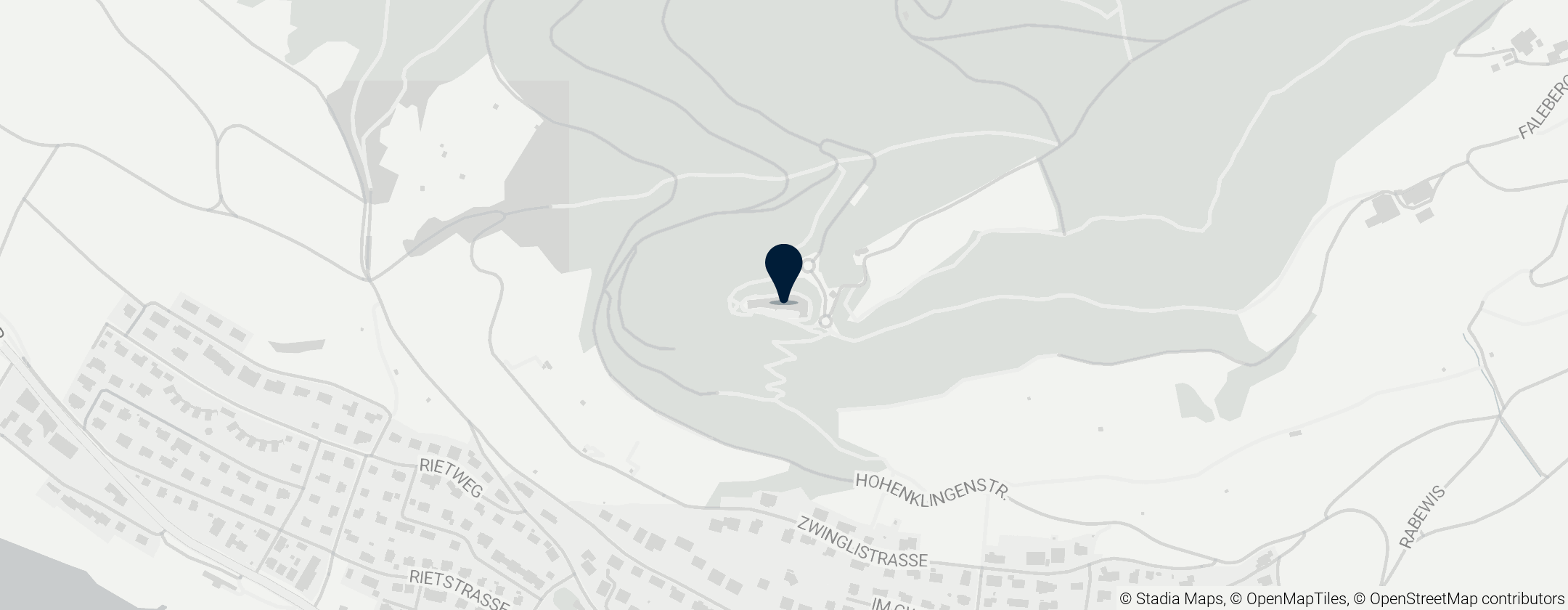 Map of Hohenklingen Castle