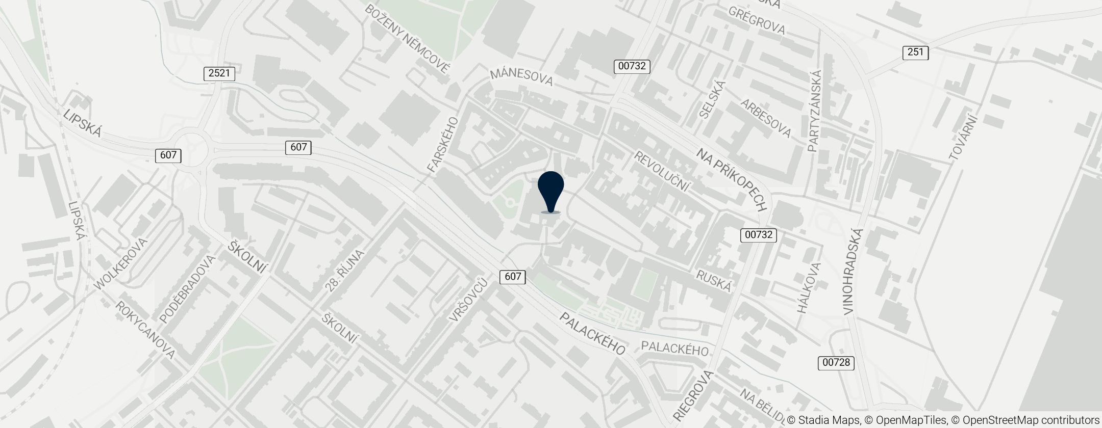 Map of sv. Kateřiny