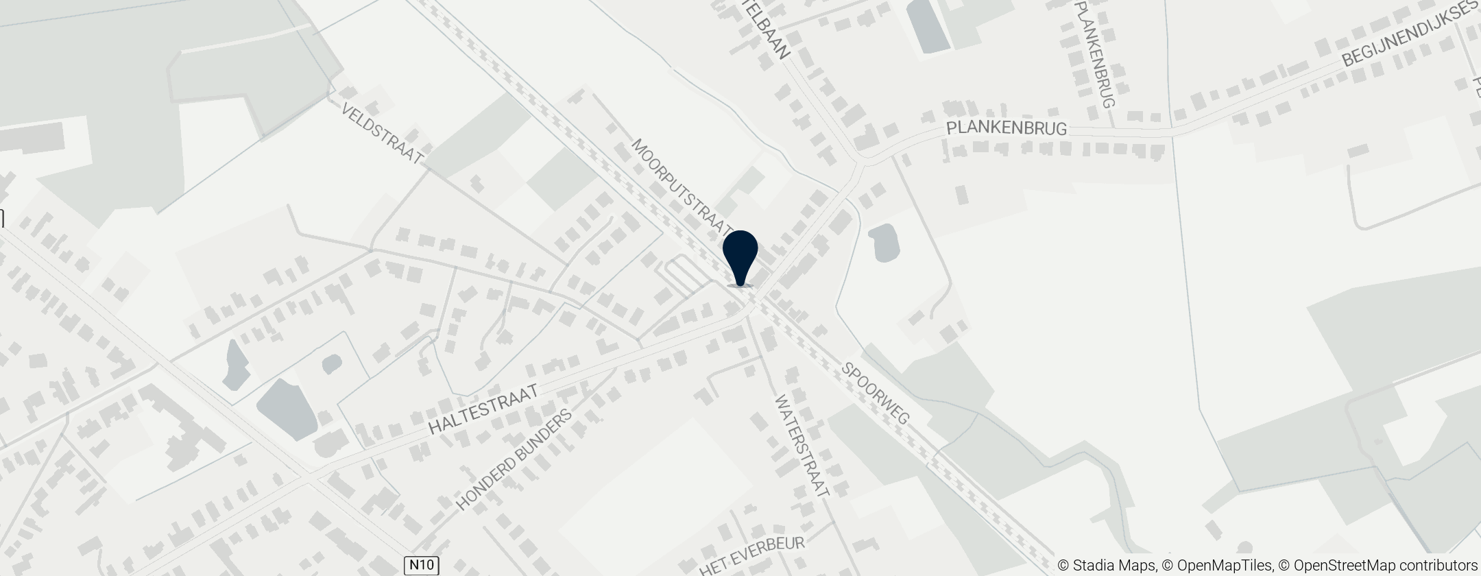 Map of Station Begijnendijk