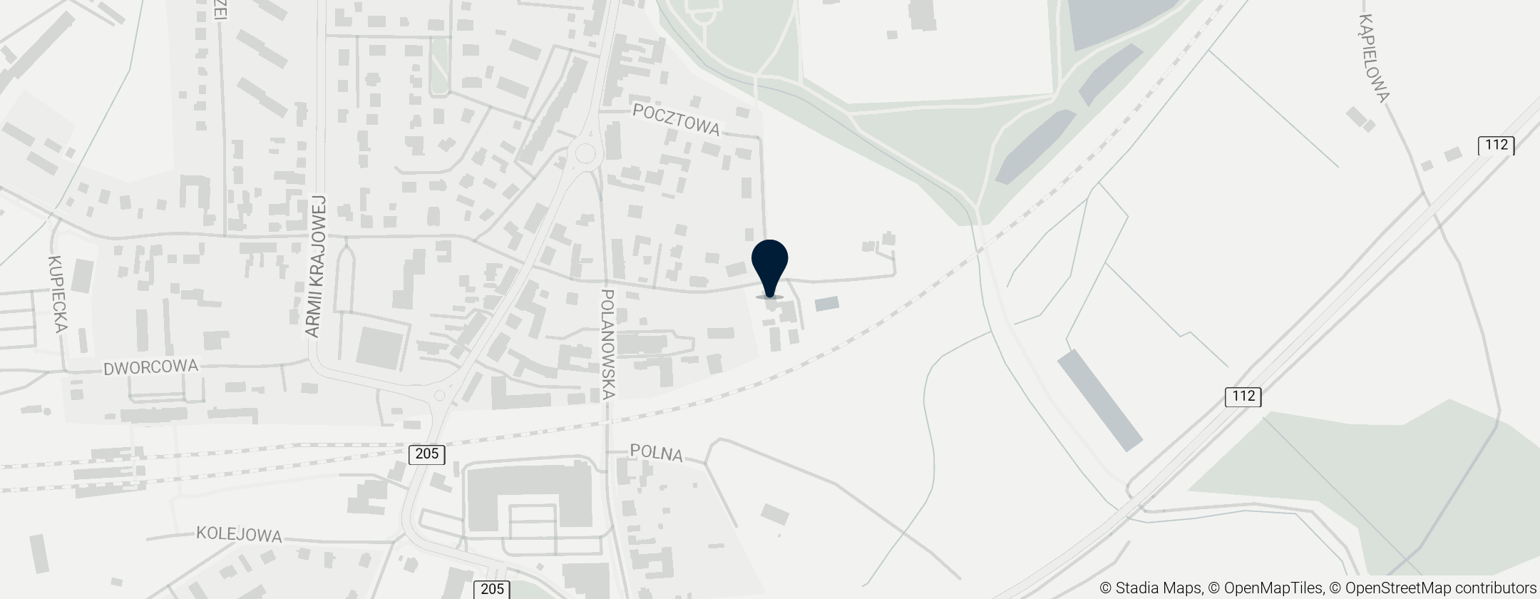 Map of Kościół św. Antoniego Padewskiego w Sławnie