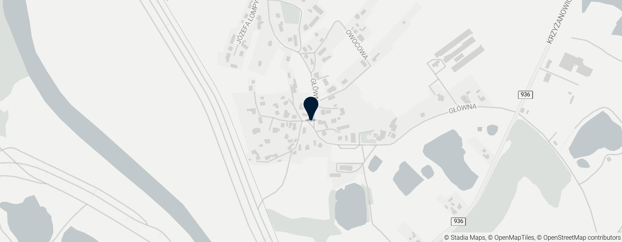 Map of Kaplica Matki Boskiej Różańcowej w Bukowie