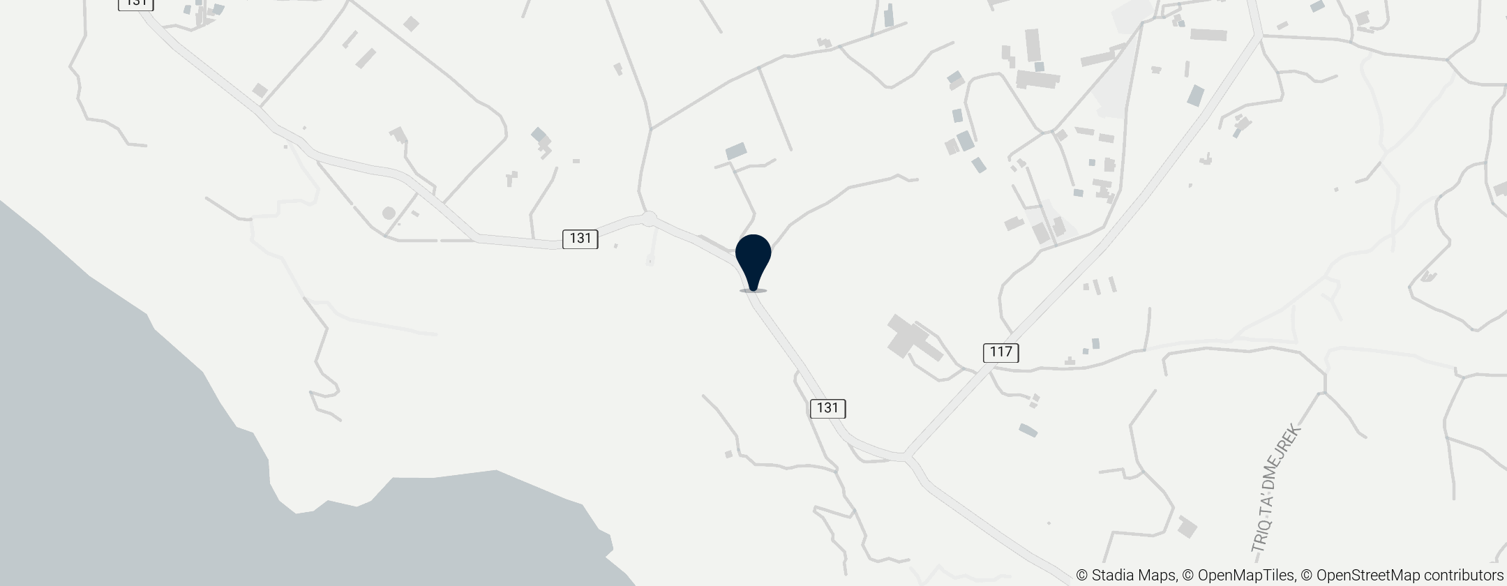 Map of Dingli Cliffs