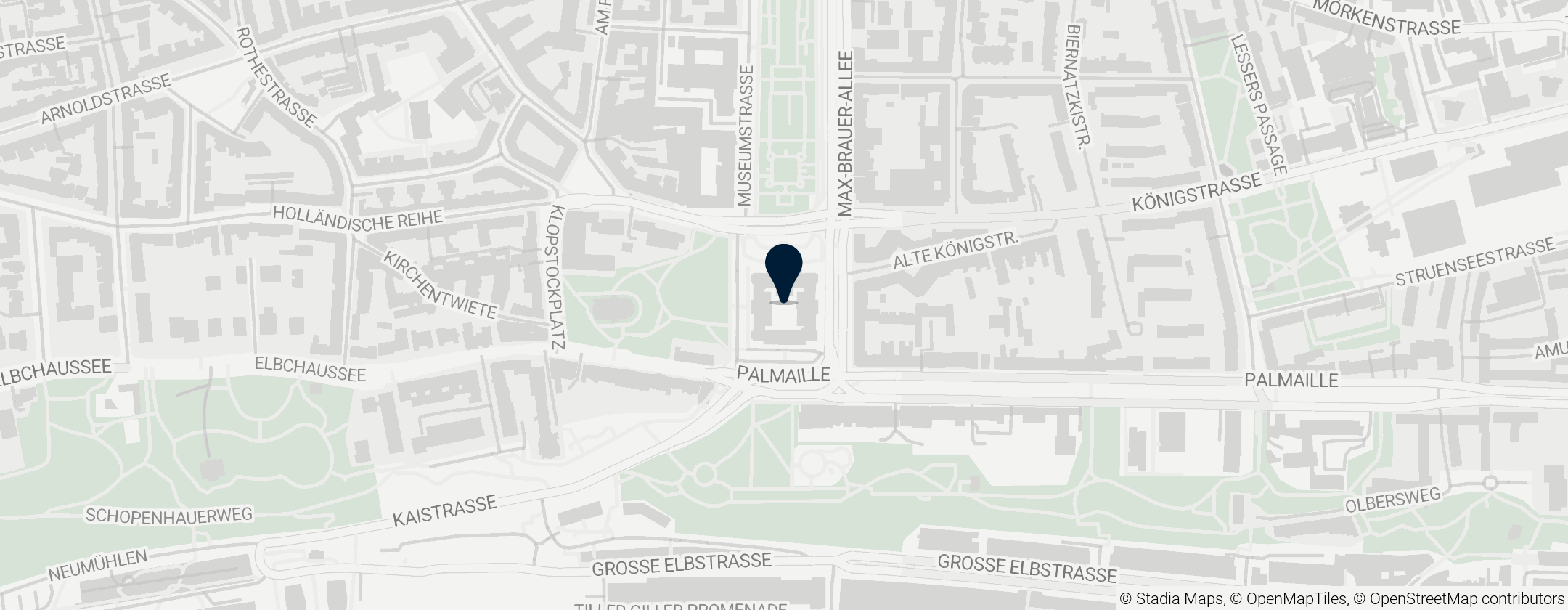 Map of Altona City Hall