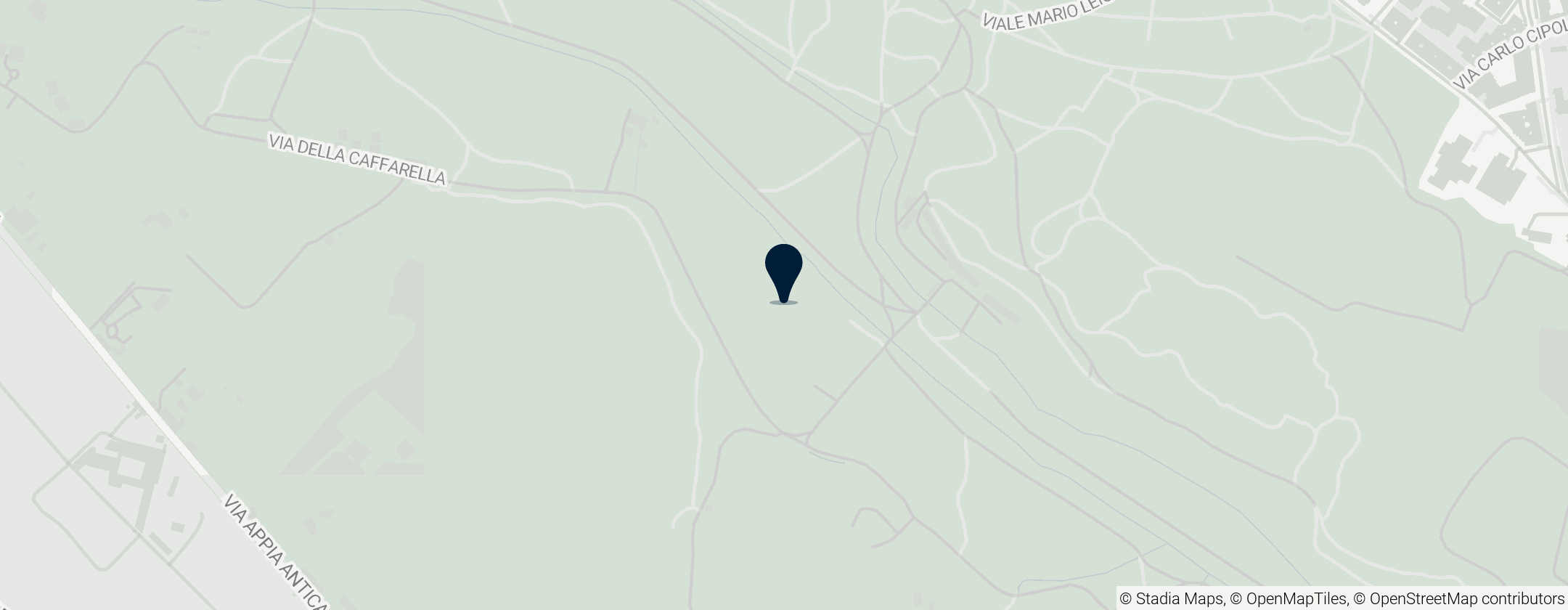 Map of Park of the Caffarella