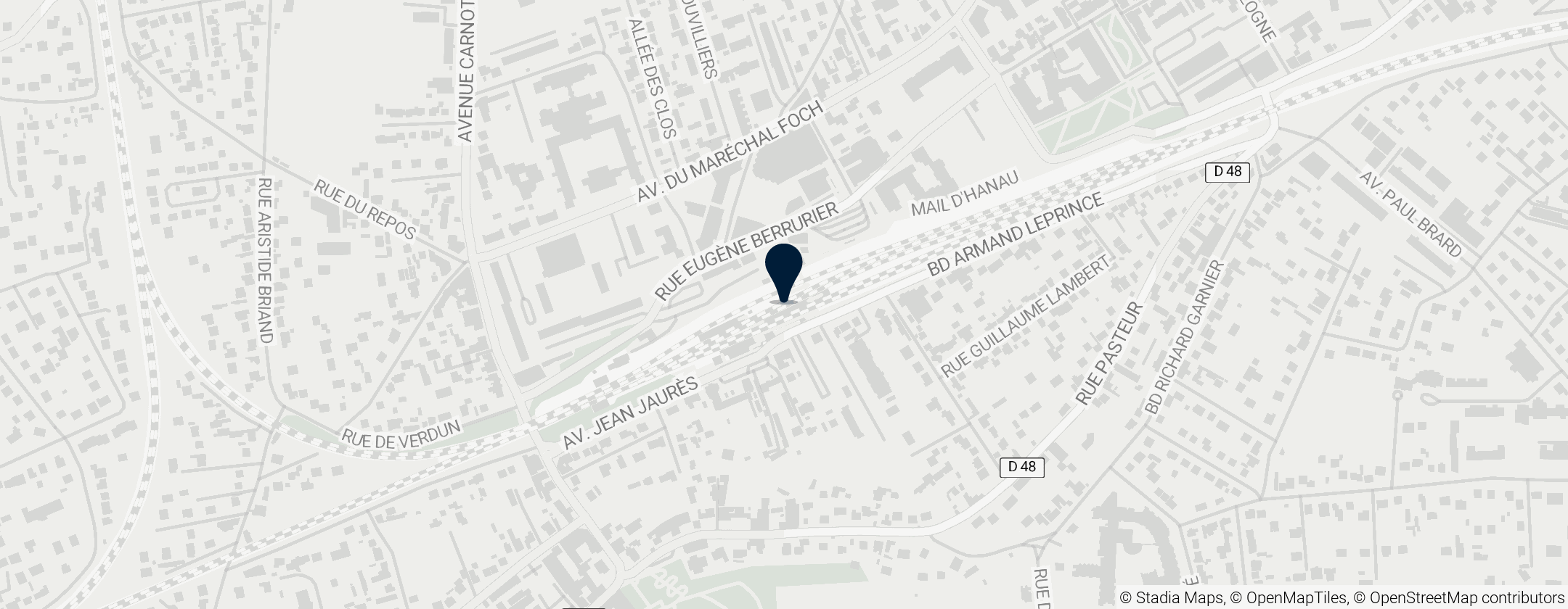 Map of Gare de Conflans-Sainte-Honorine