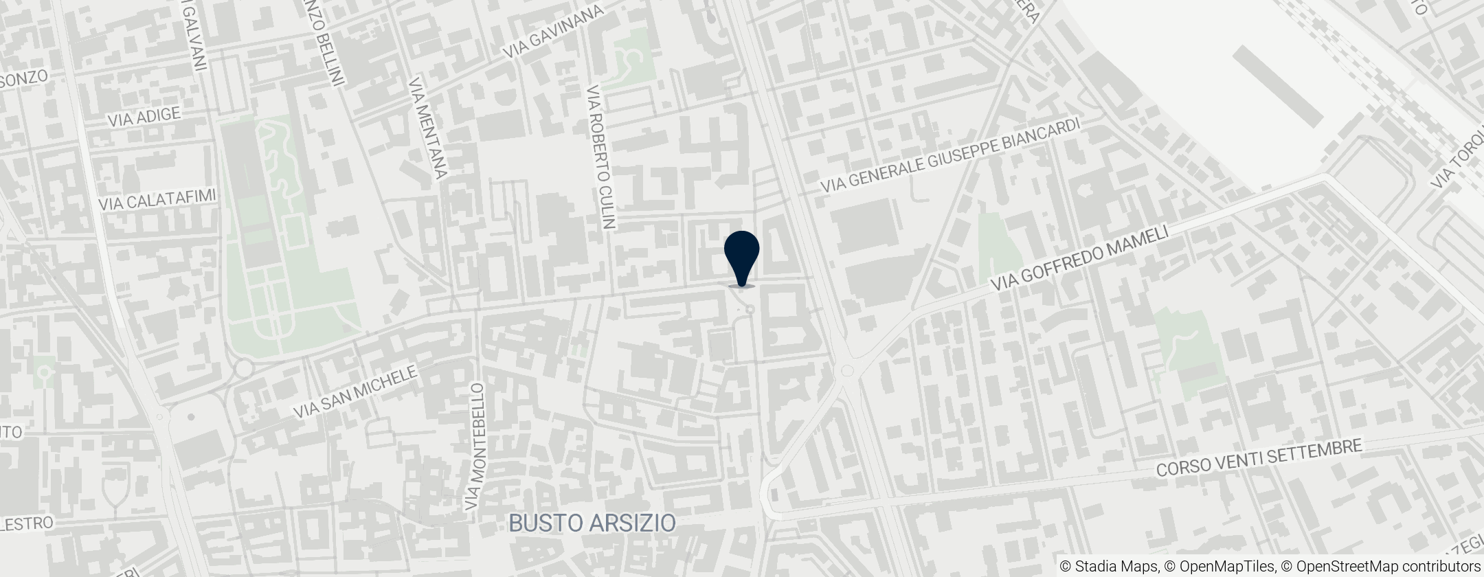 Map of Tempio civico della Beata Vergine delle Grazie