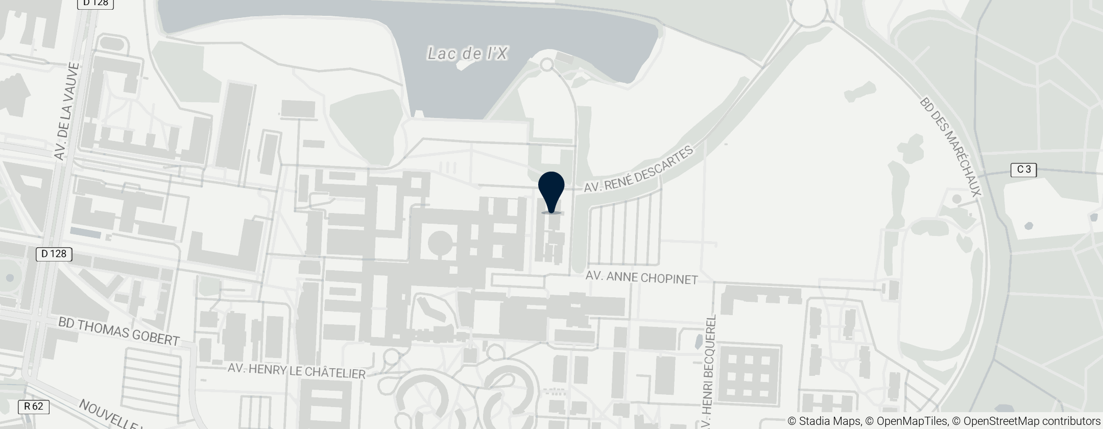 Map of École Polytechnique