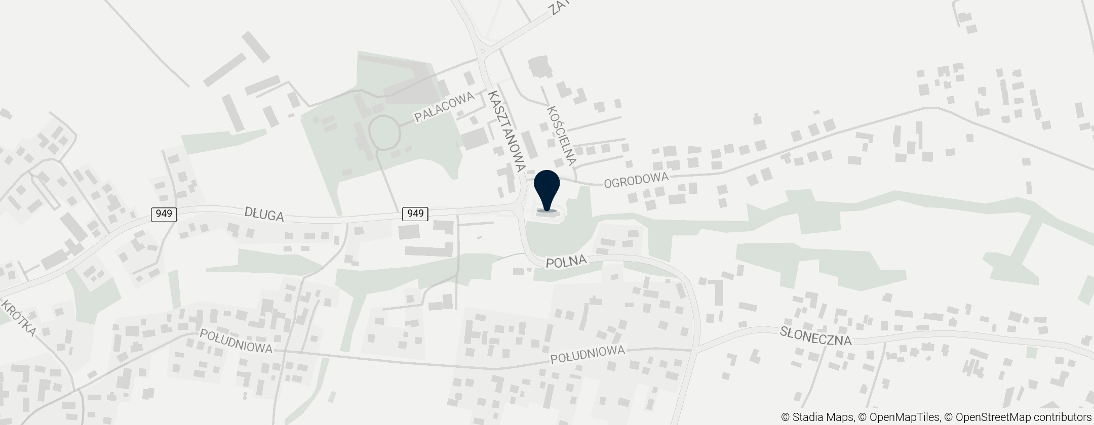 Map of Kościół św. Mikołaja w Polance Wielkiej