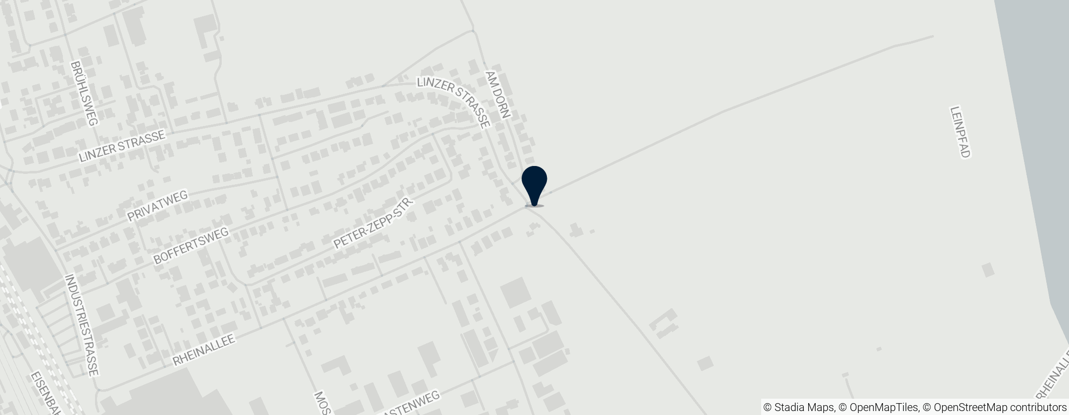 Map of Rheinwiesenlager